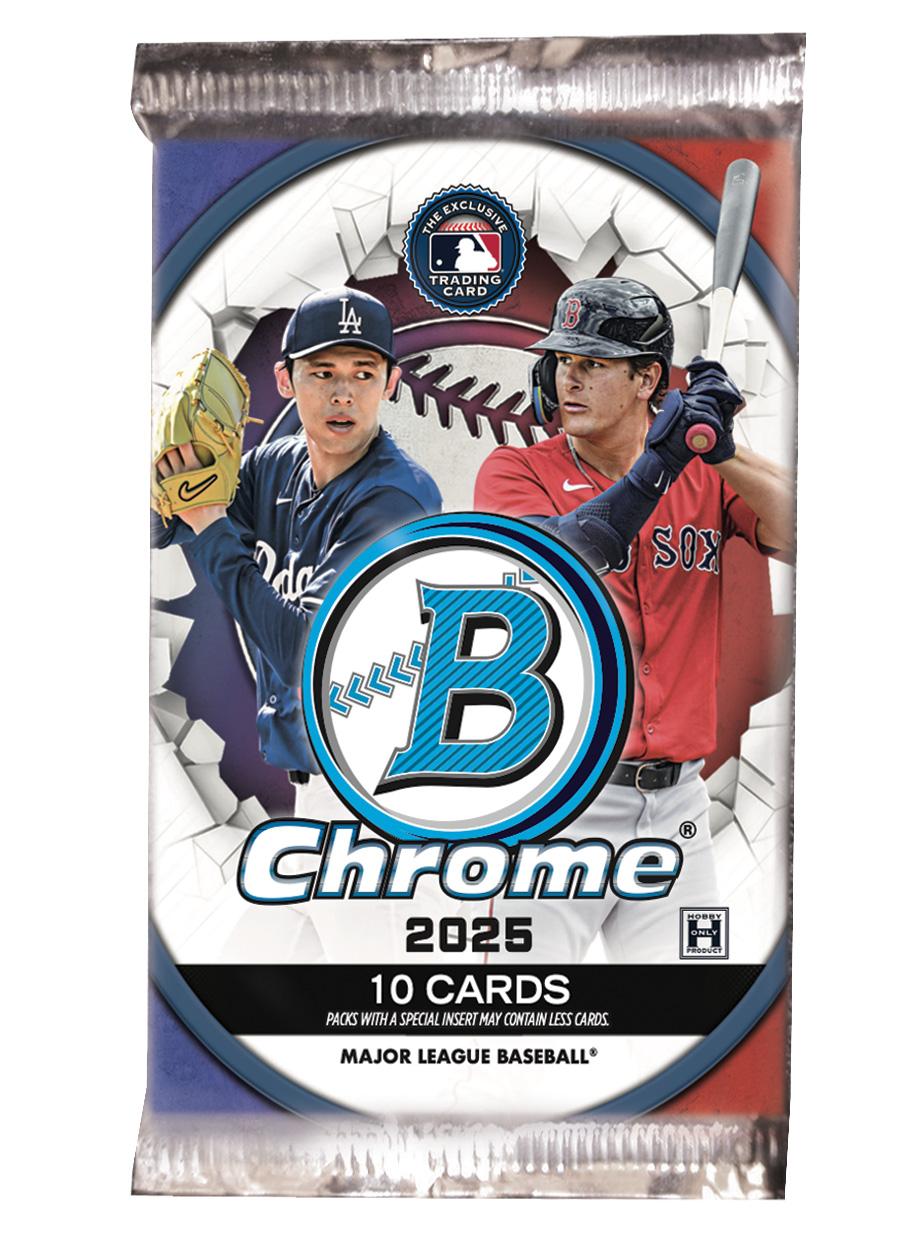 2025 Bowman Chrome Baseball Hobby Pack