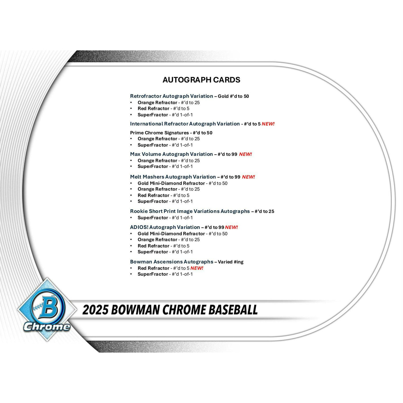 2025 Bowman Chrome Baseball Delight 6-Box Case