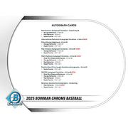 2025 Bowman Chrome Baseball Delight 6-Box Case