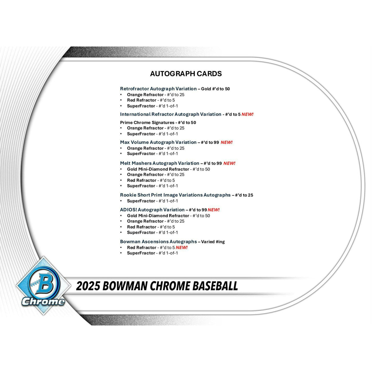 2025 Bowman Chrome Baseball Delight Box