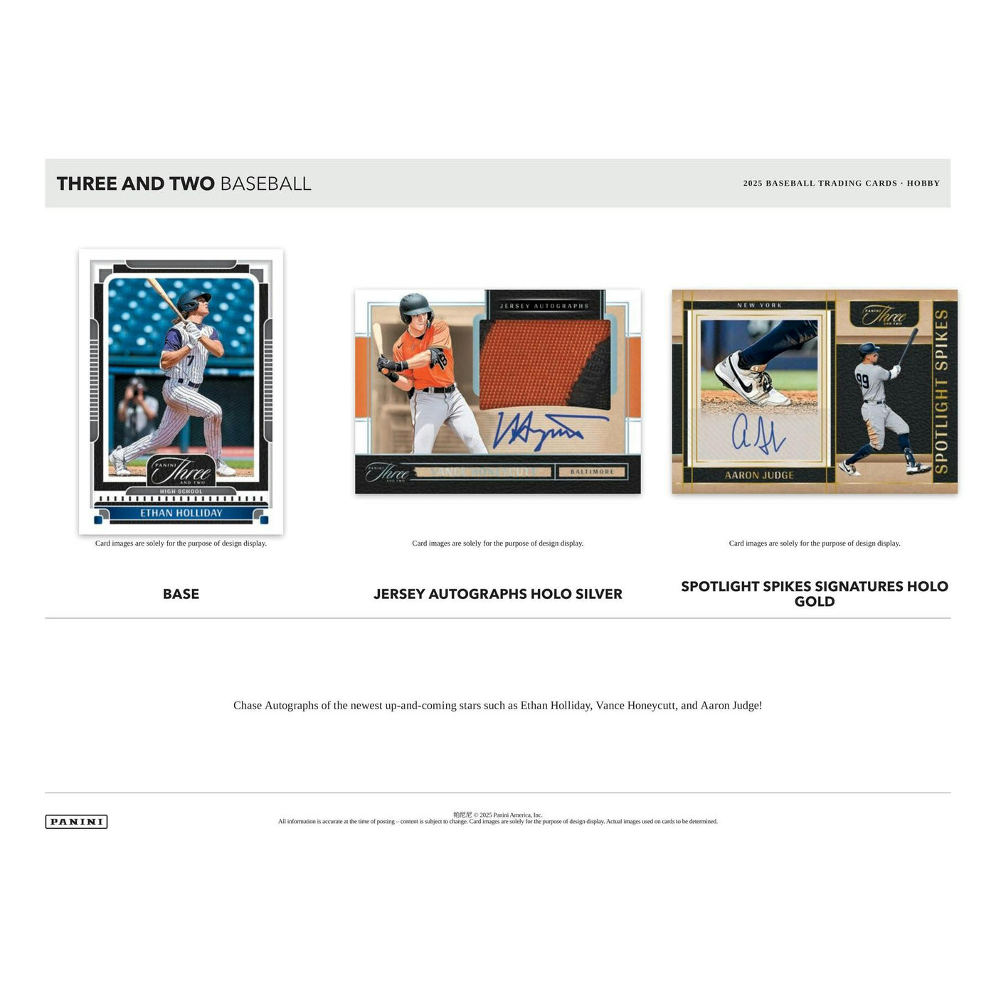 2025 Panini Three and Two Baseball Hobby 10-Box Case