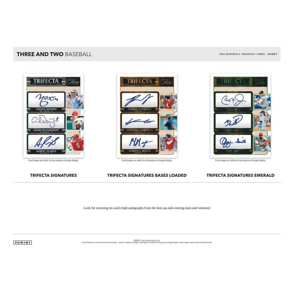 2025 Panini Three and Two Baseball Hobby 10-Box Case