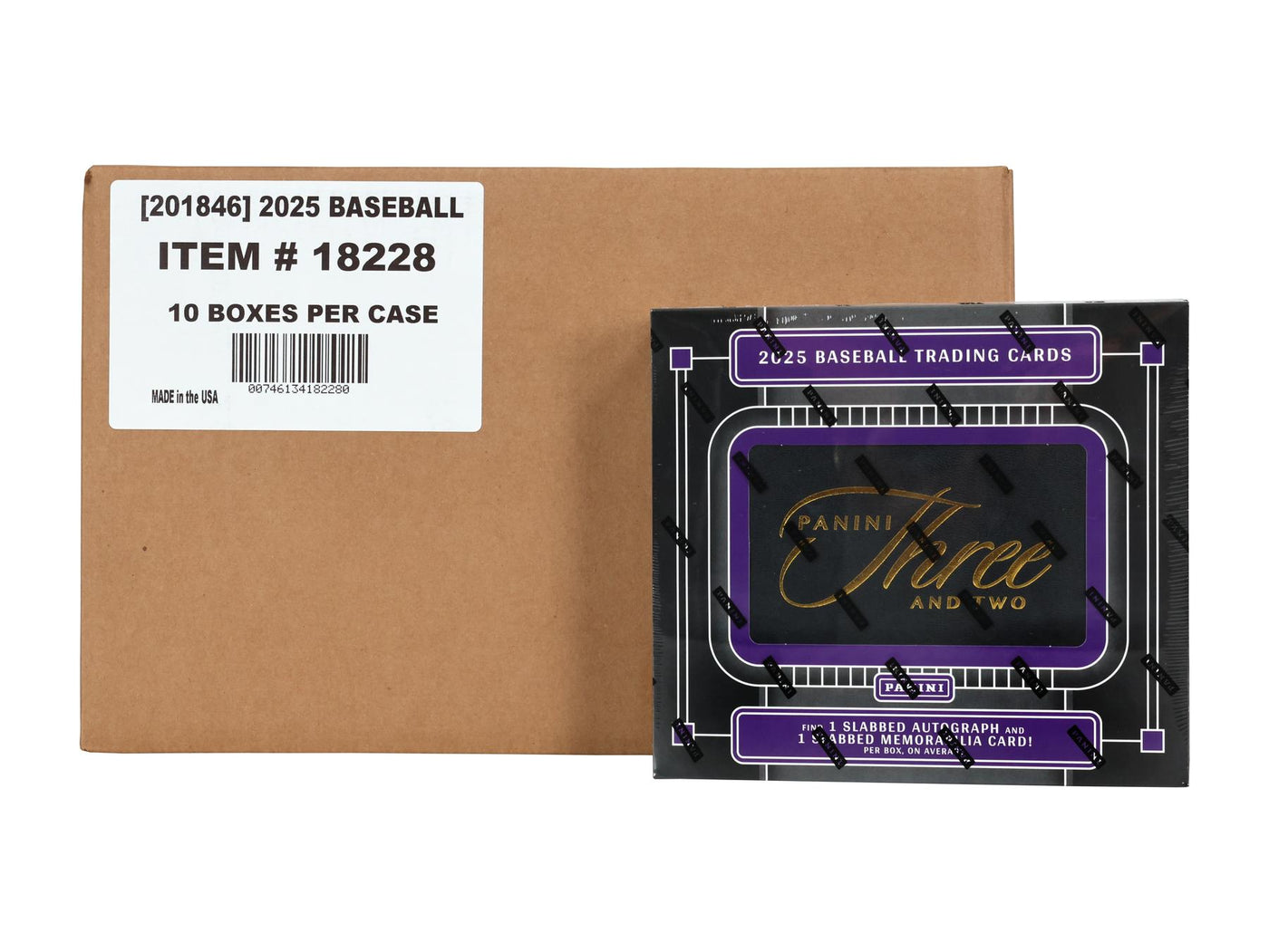 2025 Panini Three and Two Baseball Hobby 10-Box Case