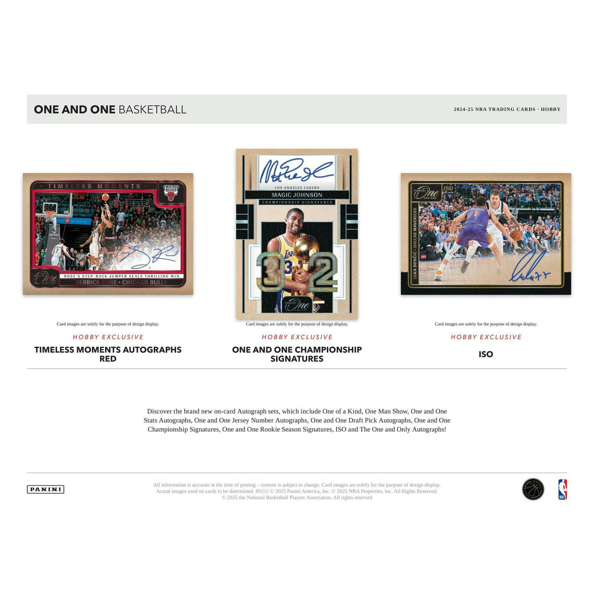 2024/25 Panini One and One Basketball Hobby 10-Box Case