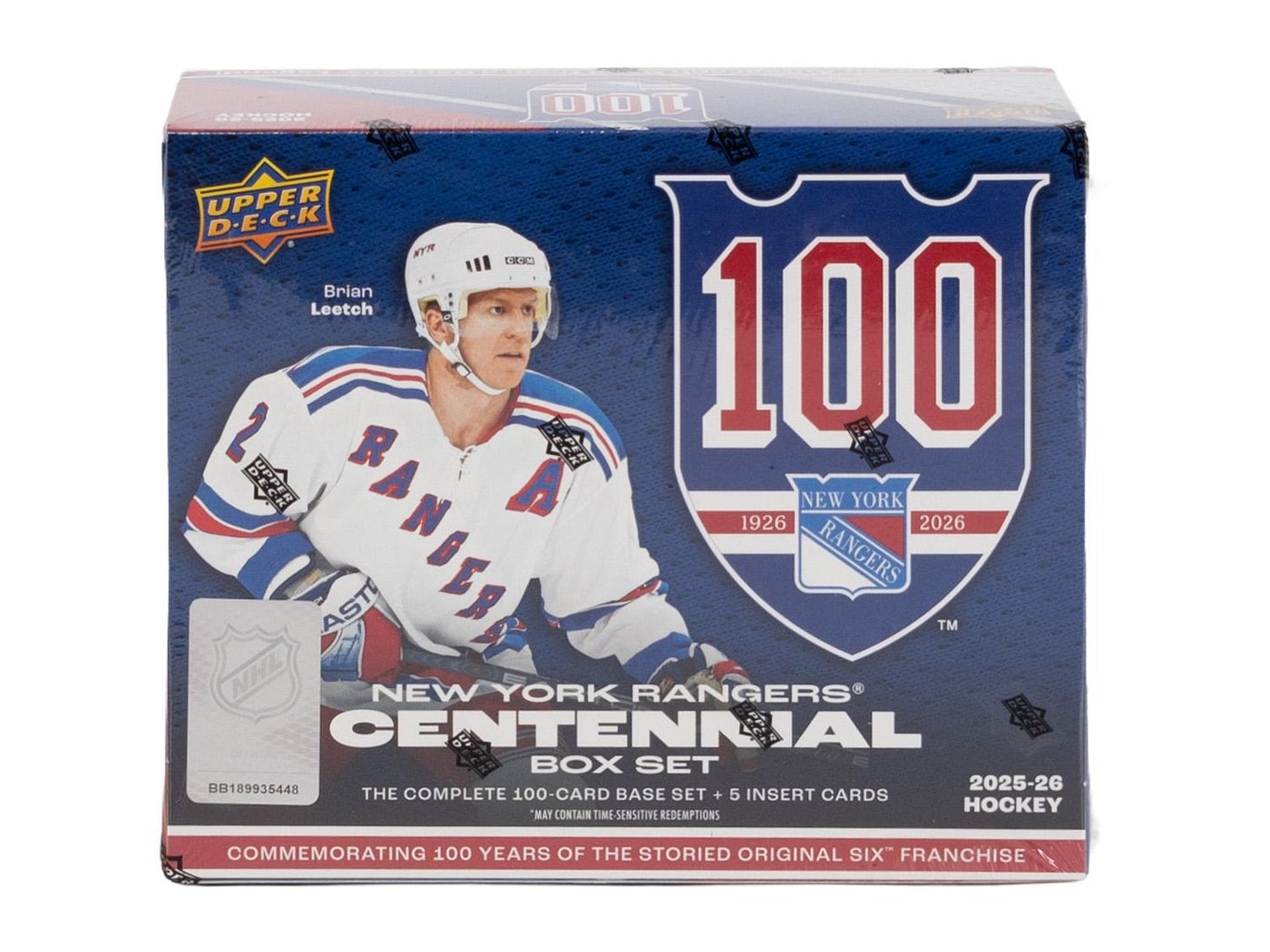 2025/26 Upper Deck New York Rangers Centennial Hockey Box Set