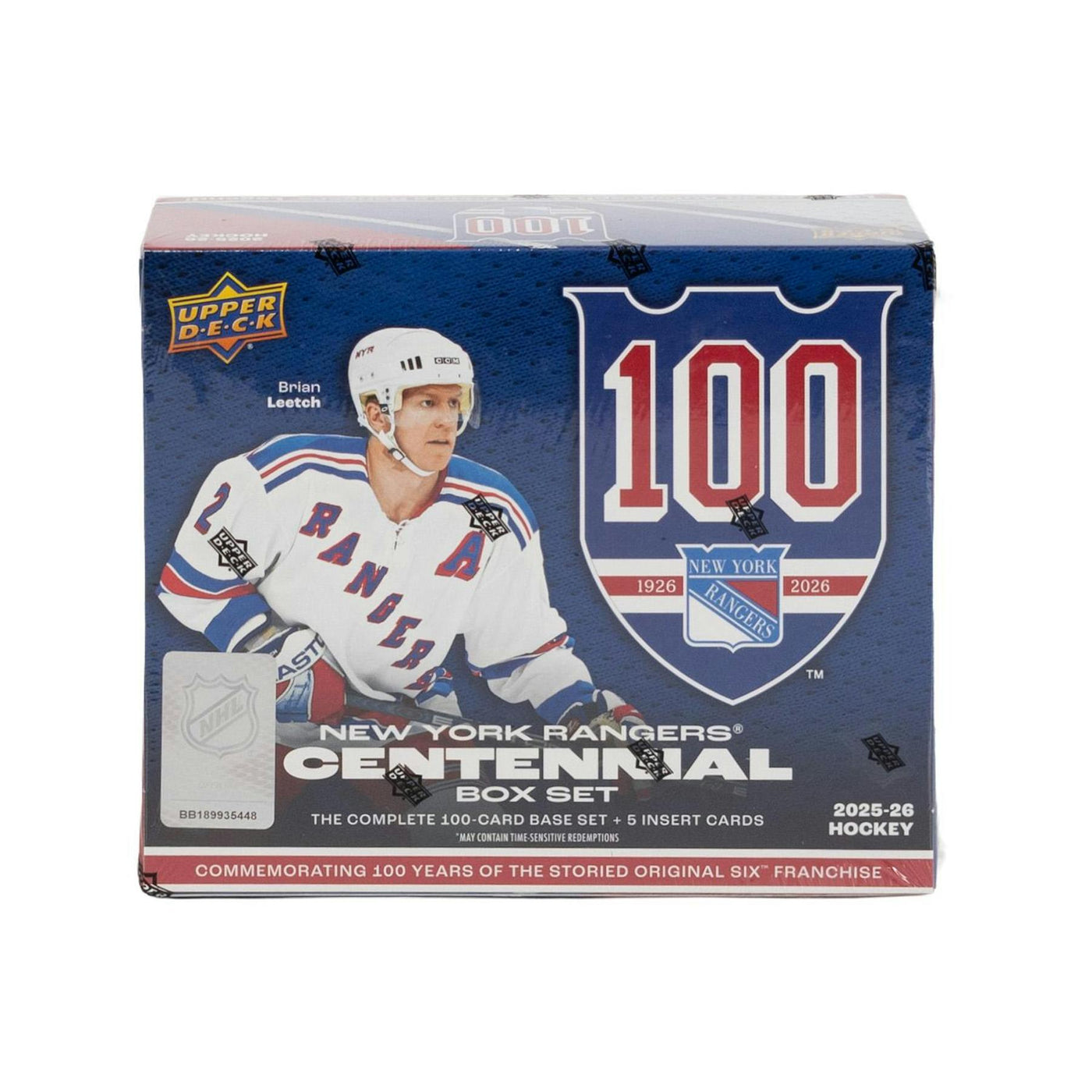 2025/26 Upper Deck New York Rangers Centennial Hockey Box Set