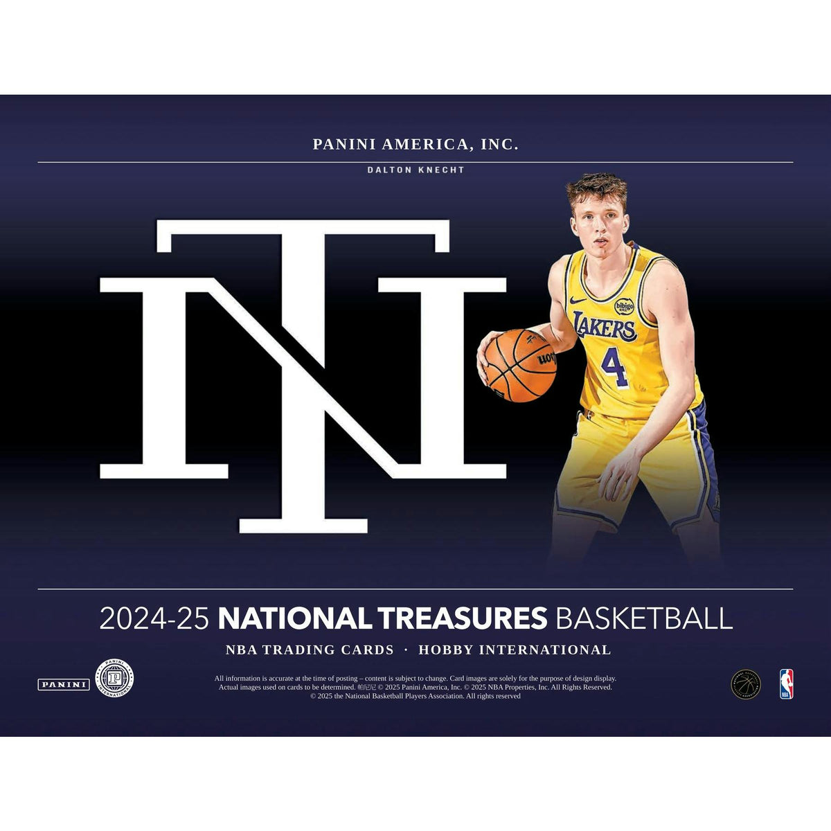2024/25 Panini National Treasures Basketball International Hobby 4-Box Case