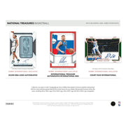 2024/25 Panini National Treasures Basketball International Hobby 4-Box Case