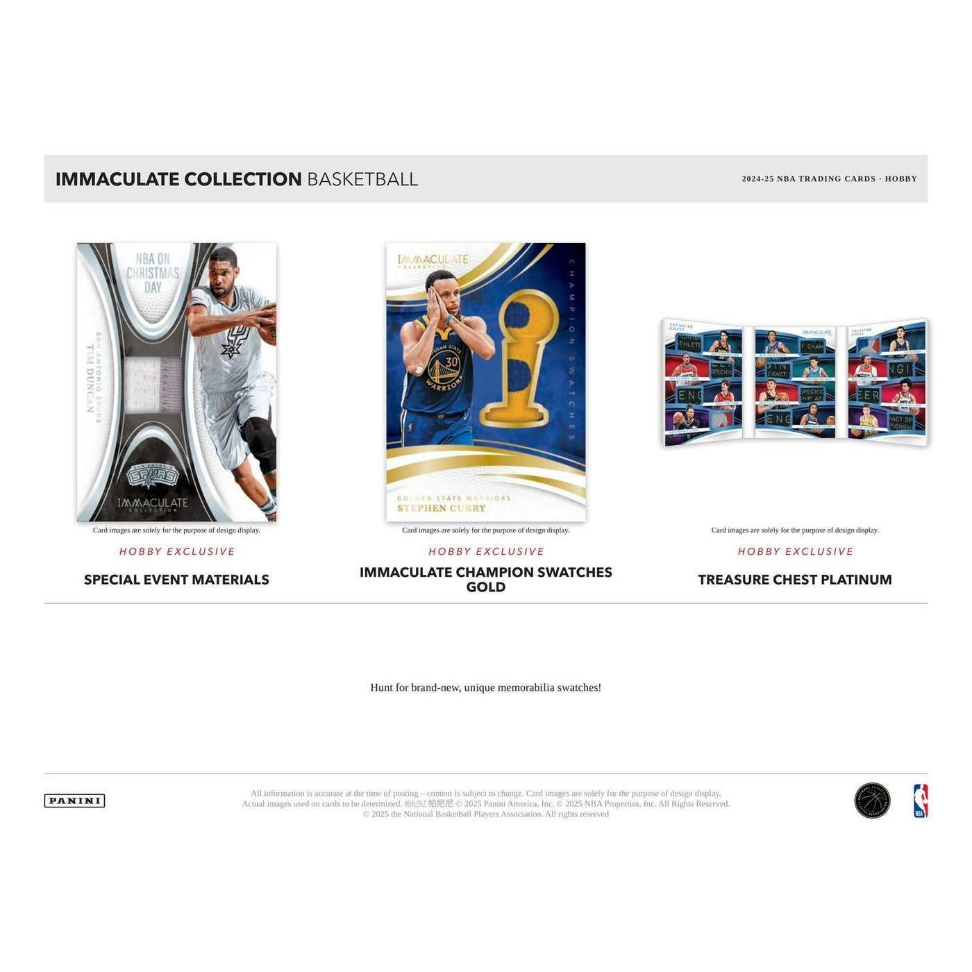 2024/25 Panini Immaculate Basketball 1st Off The Line FOTL Hobby Box