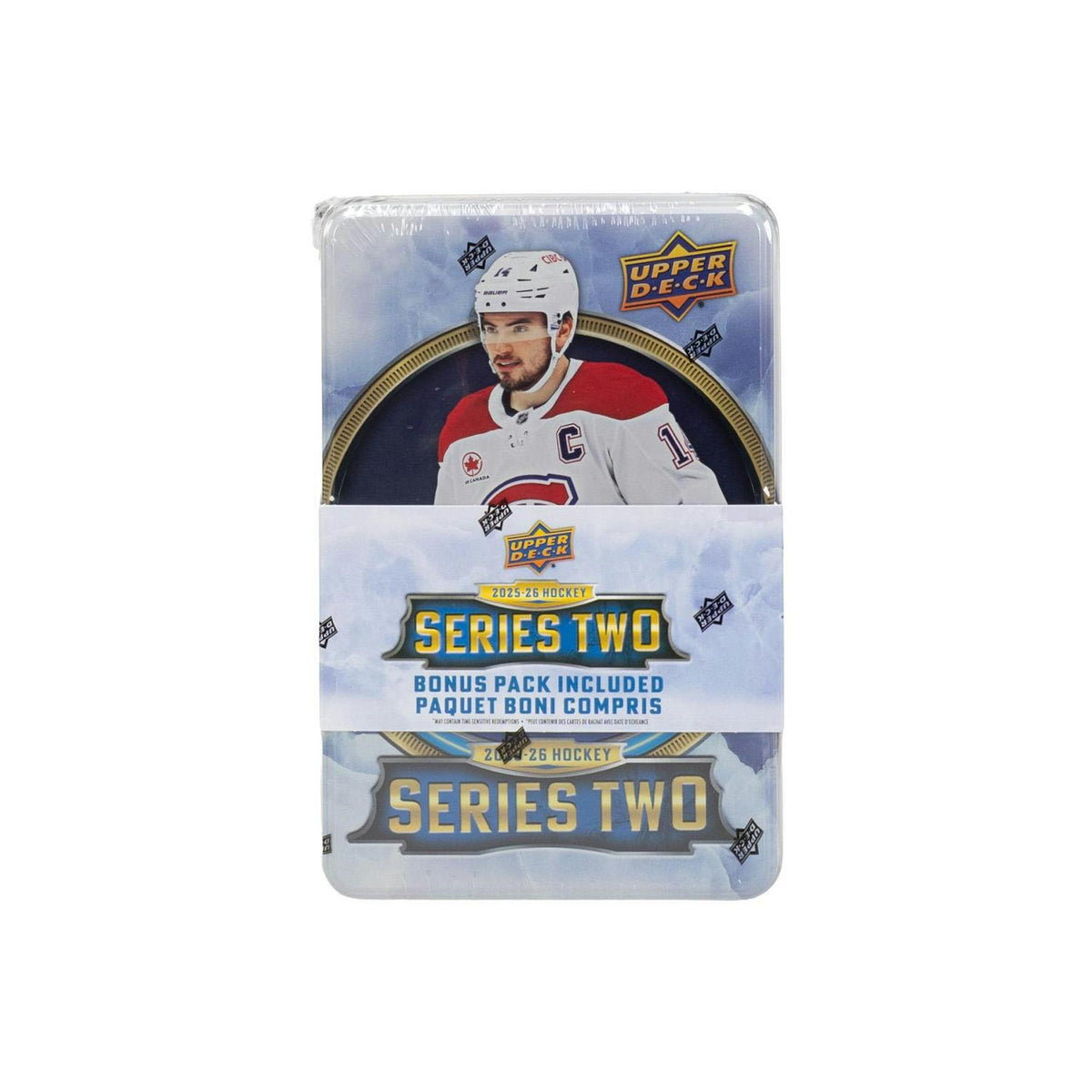 2025/26 Upper Deck Series 2 Hockey Tin (Box) Case (12 Ct.)