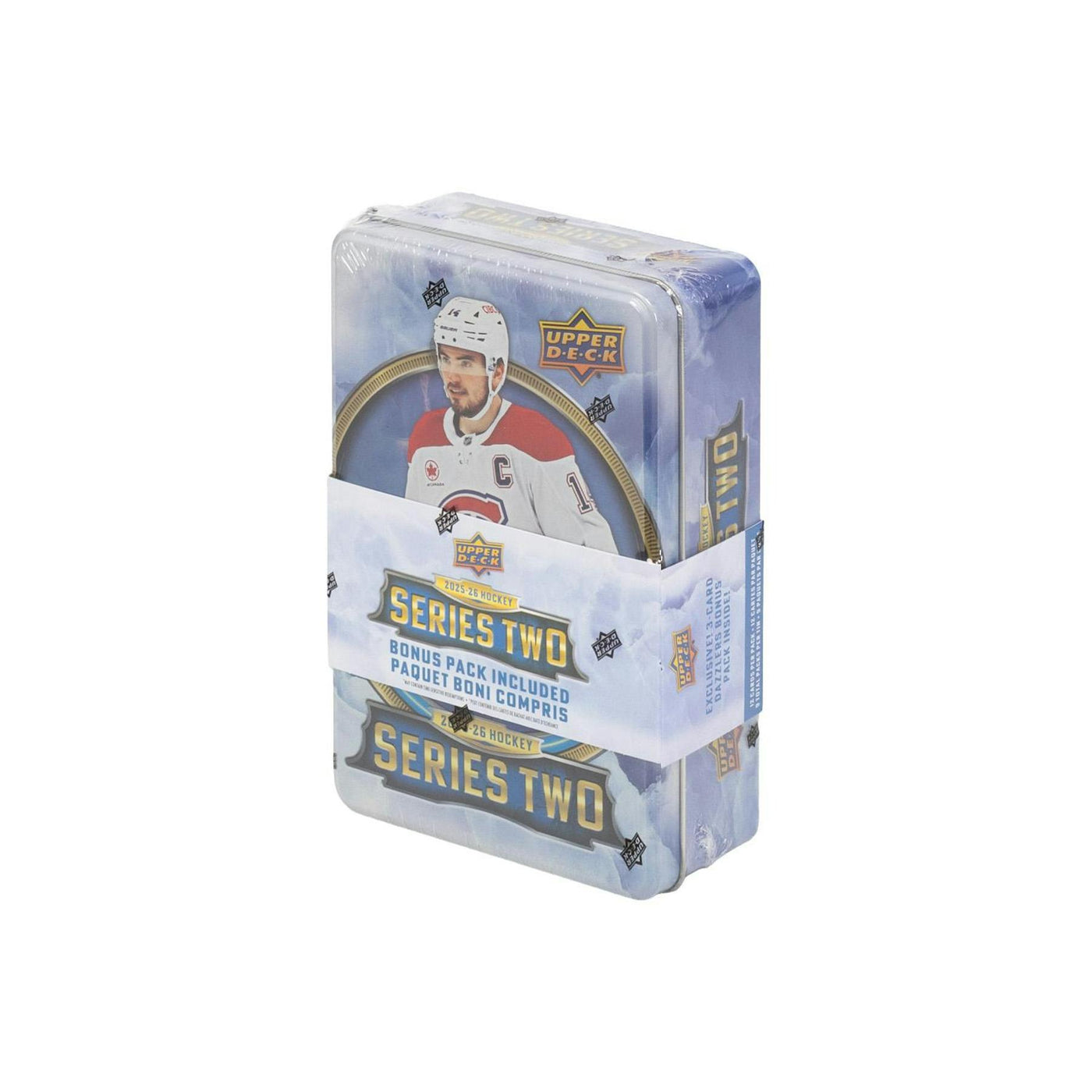 2025/26 Upper Deck Series 2 Hockey Tin (Box) Case (12 Ct.)