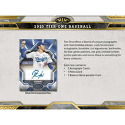 2025 Topps Tier One Baseball Hobby 12-Box Case