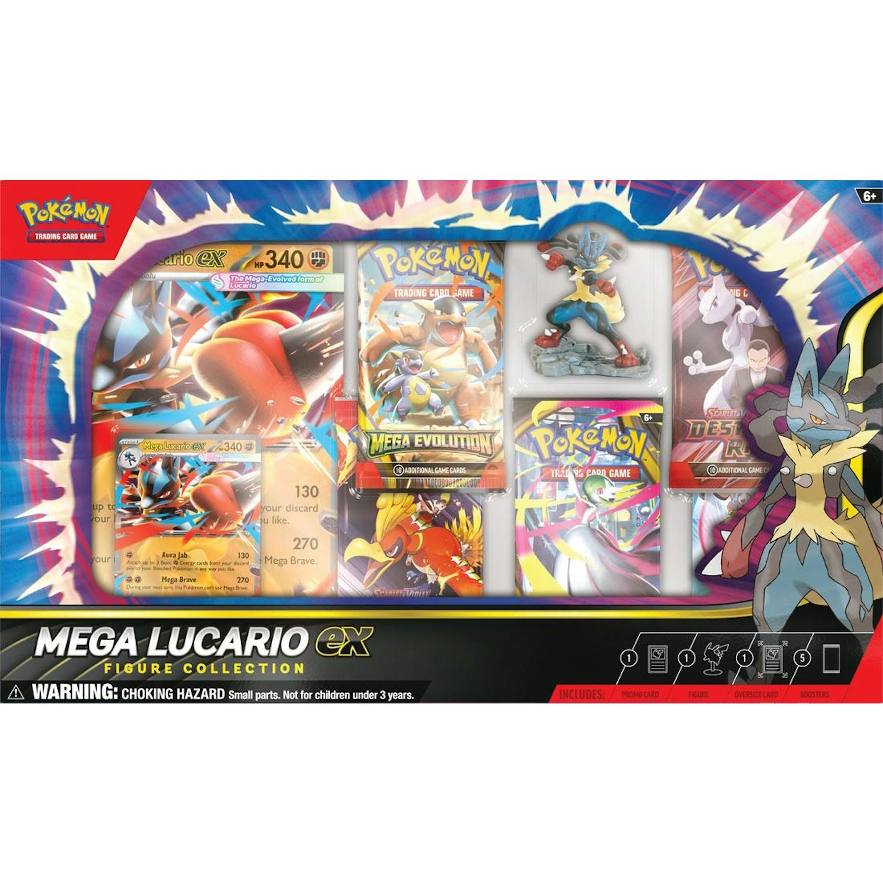 Pokemon Mega Lucario ex Figure Collection Box