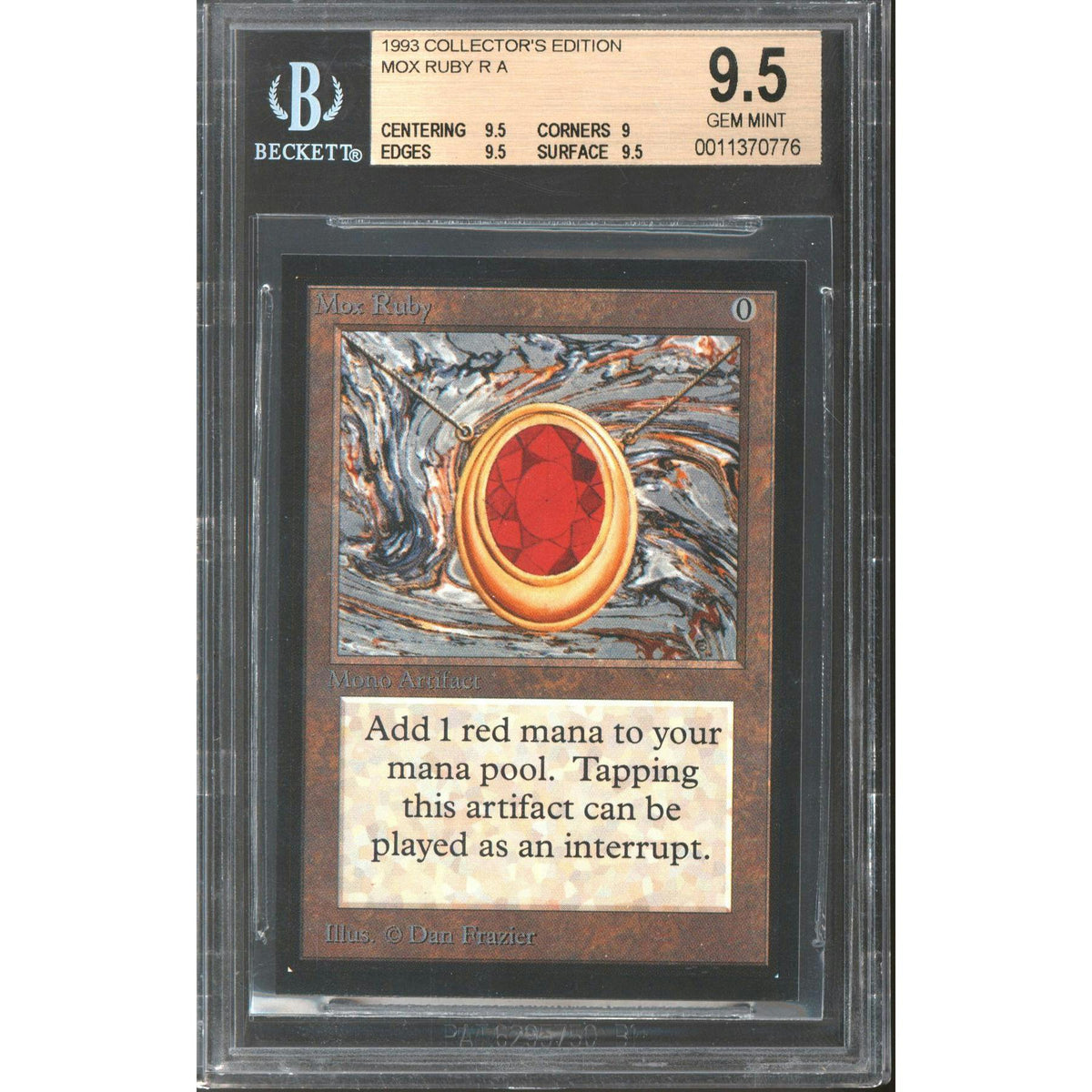 Mox Ruby (BGS 9.5)