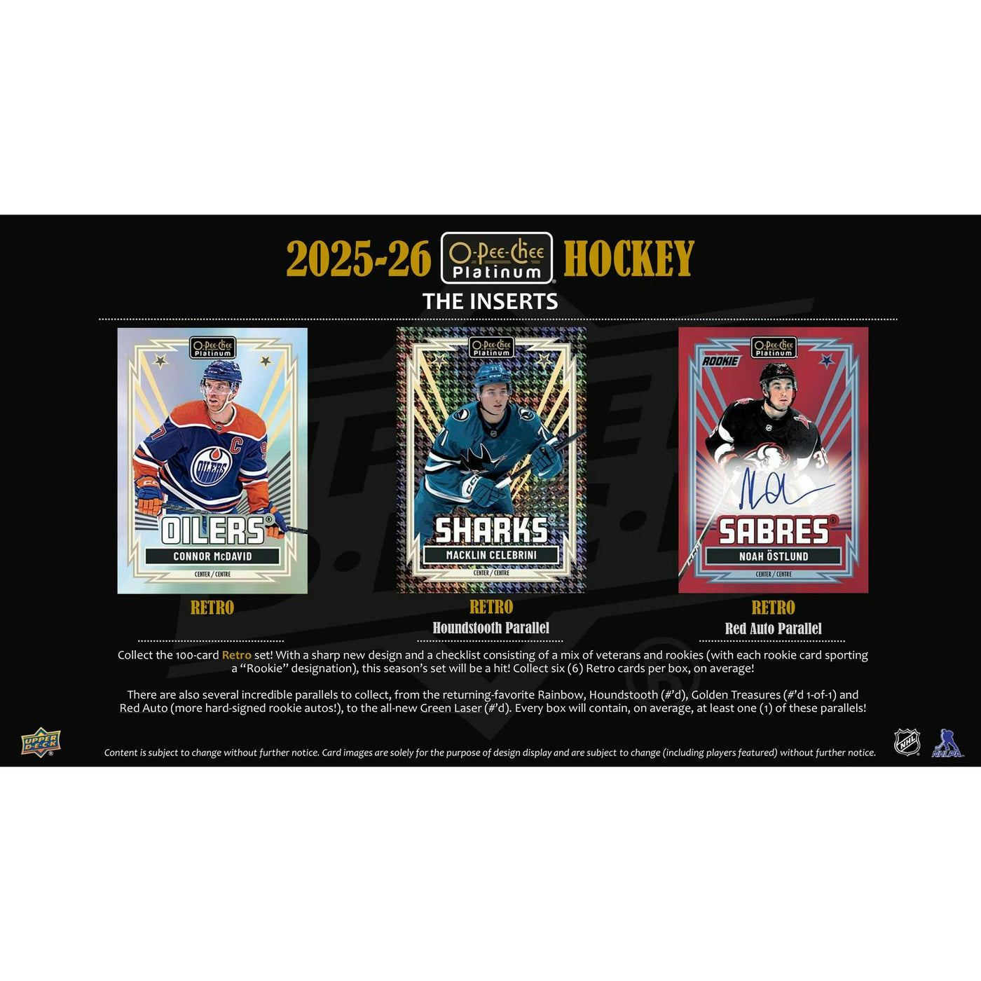 2025/26 Upper Deck O-Pee-Chee Platinum Hockey Hobby 8-Box Case