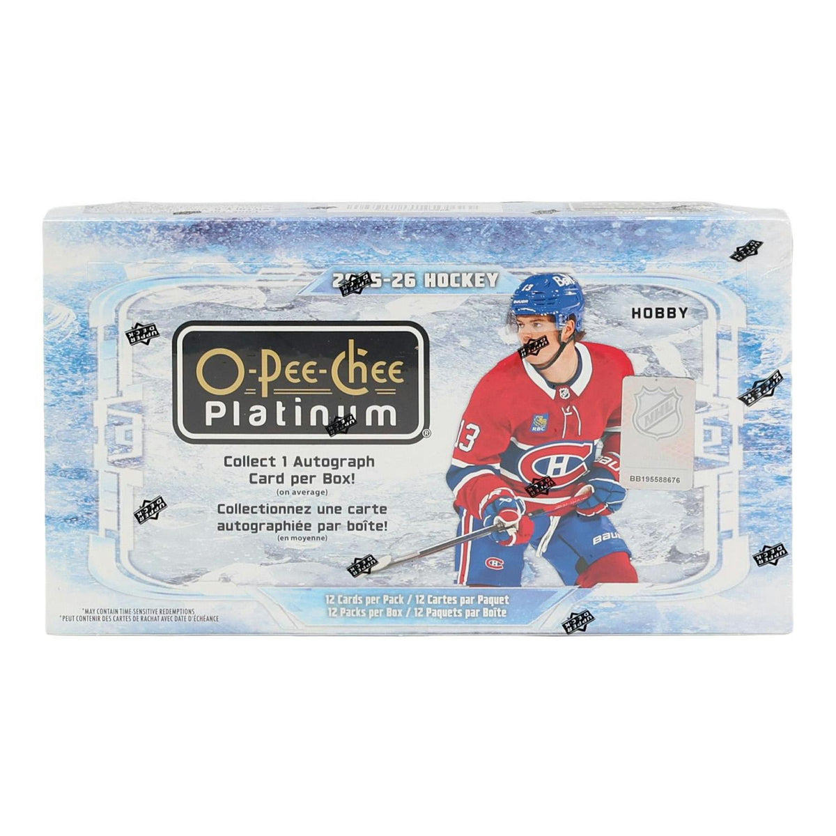 2025/26 Upper Deck O-Pee-Chee Platinum Hockey Hobby 8-Box Case