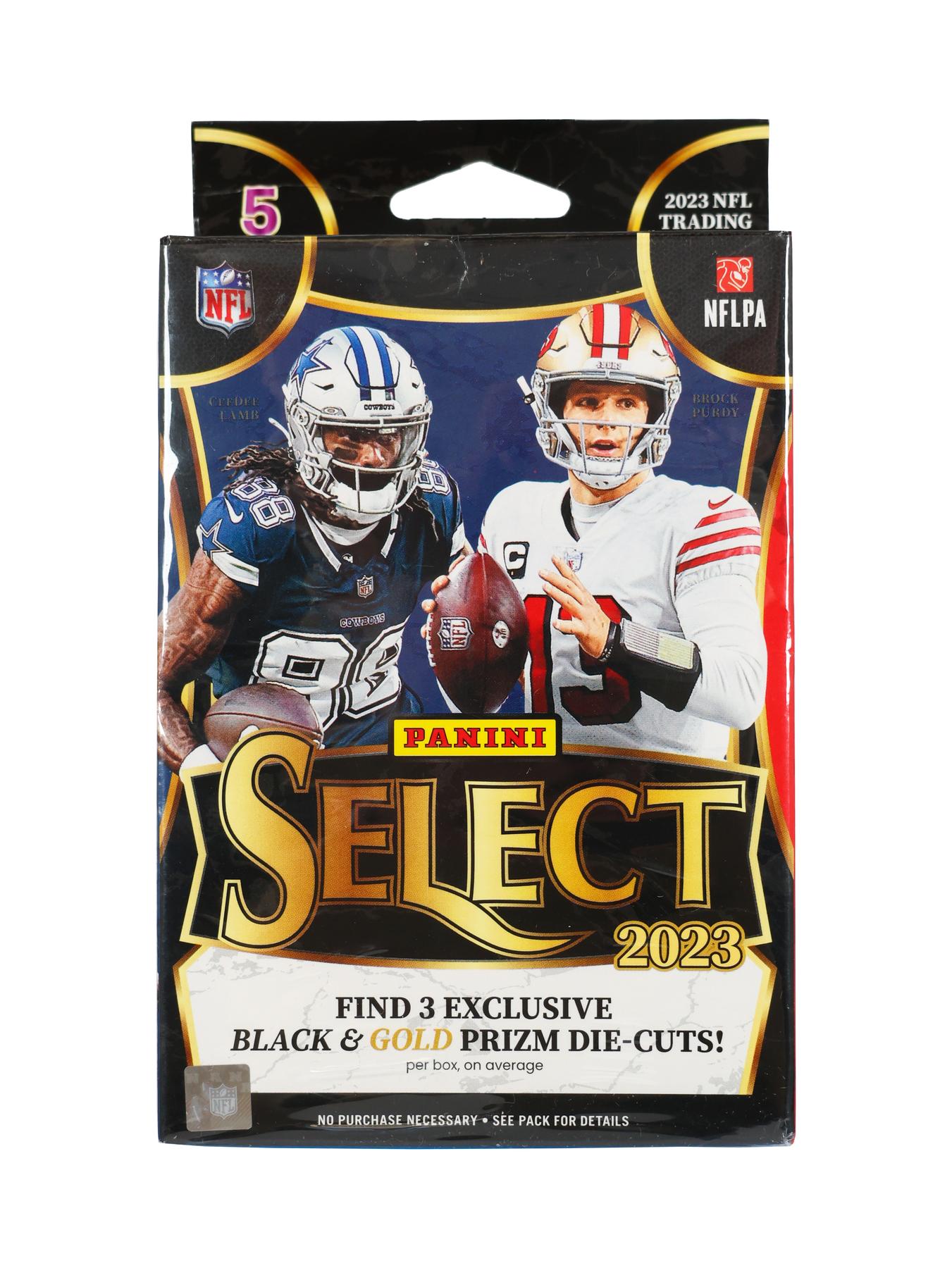 2023 Panini Select Football Hanger Box (Black & Gold Prizm Die-Cuts!)