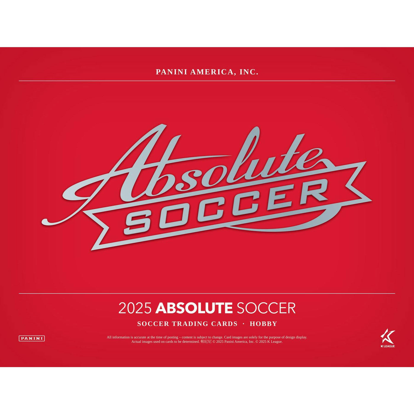 2025 Panini Absolute K League Soccer Hobby 12-Box Case