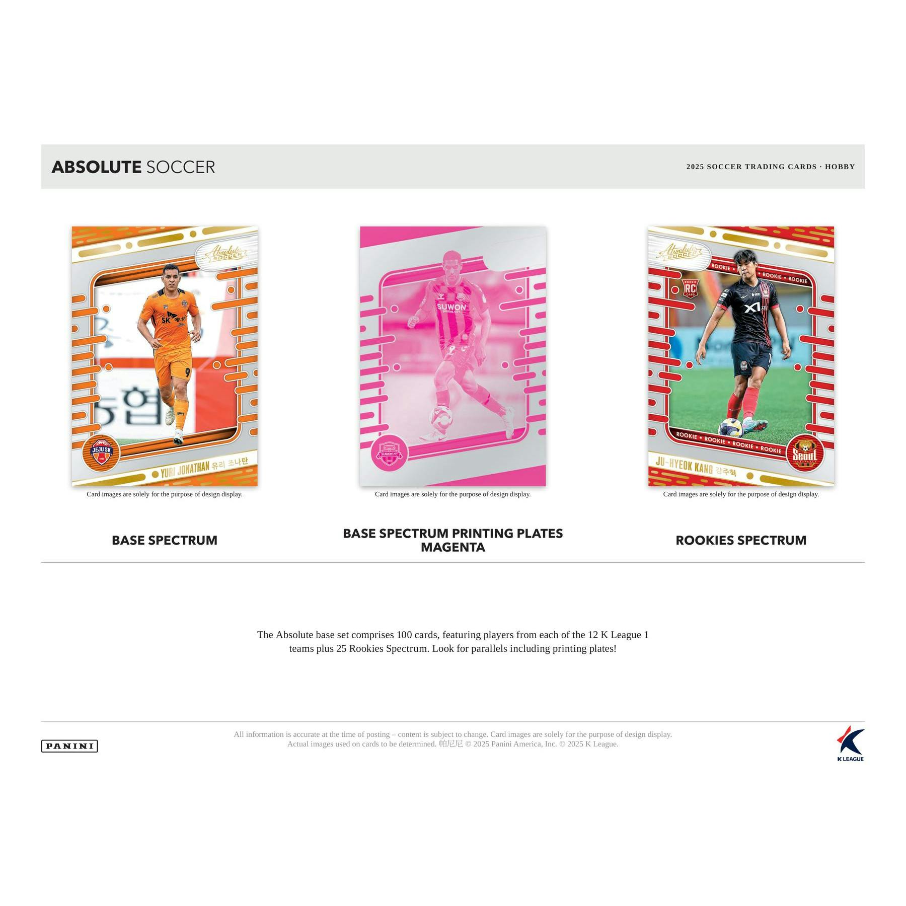 2025 Panini Absolute K League Soccer Hobby Box