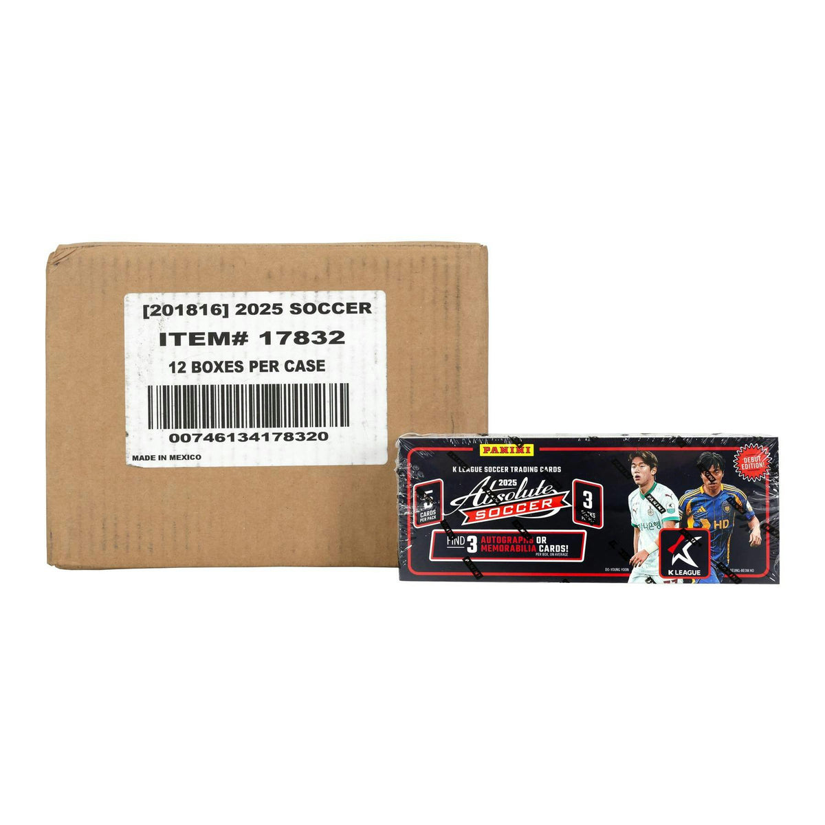 2025 Panini Absolute K League Soccer Hobby 12-Box Case