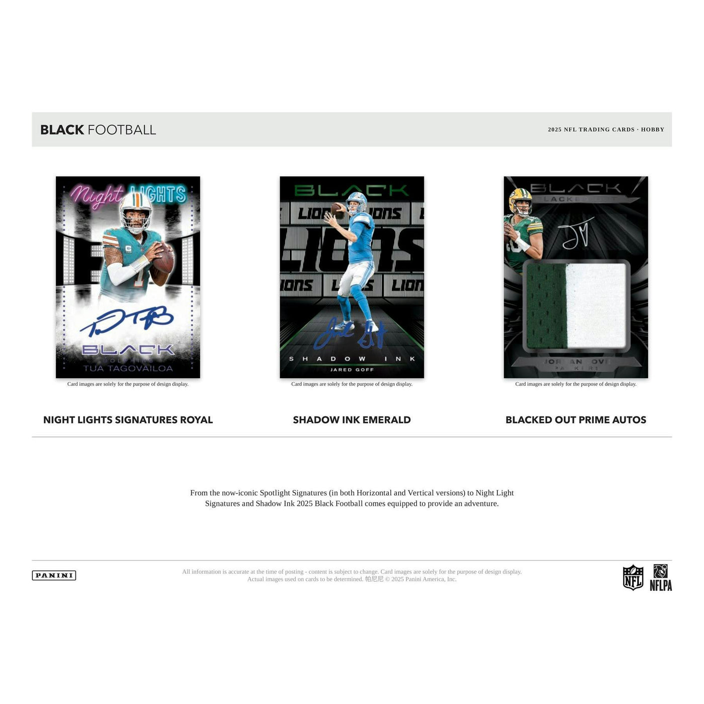 2025 Panini Black Football Hobby 12-Box Case