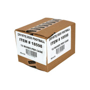 2025 Panini Black Football Hobby 12-Box Case