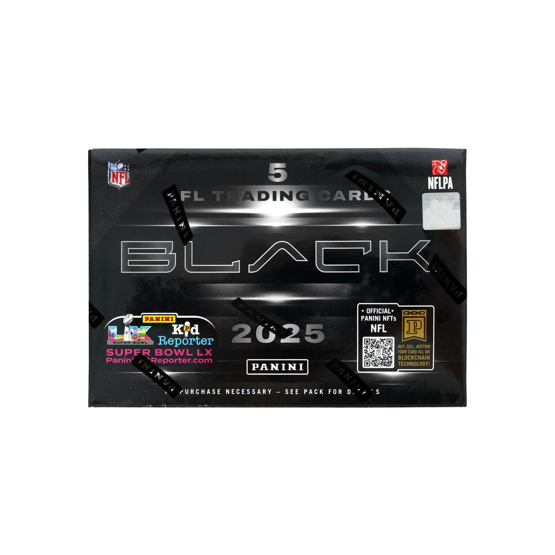 2025 Panini Black Football Hobby 12-Box Case