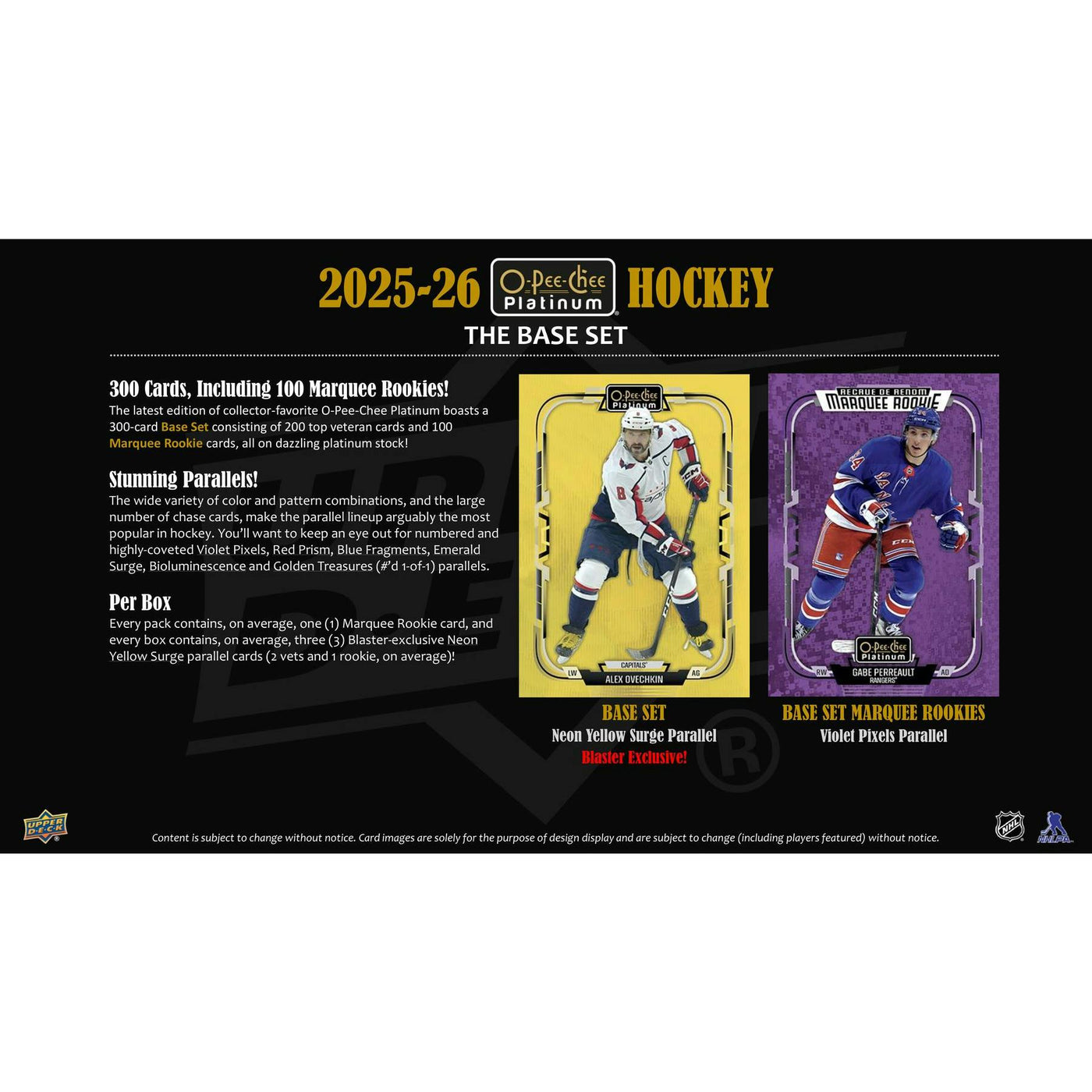 2025/26 Upper Deck O-Pee-Chee Platinum Hockey Blaster Box