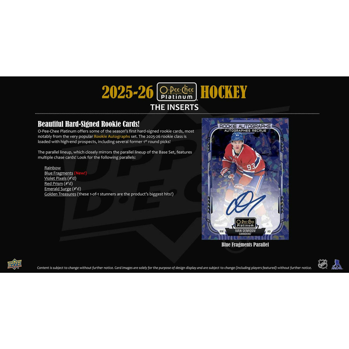 2025/26 Upper Deck O-Pee-Chee Platinum Hockey Blaster Box