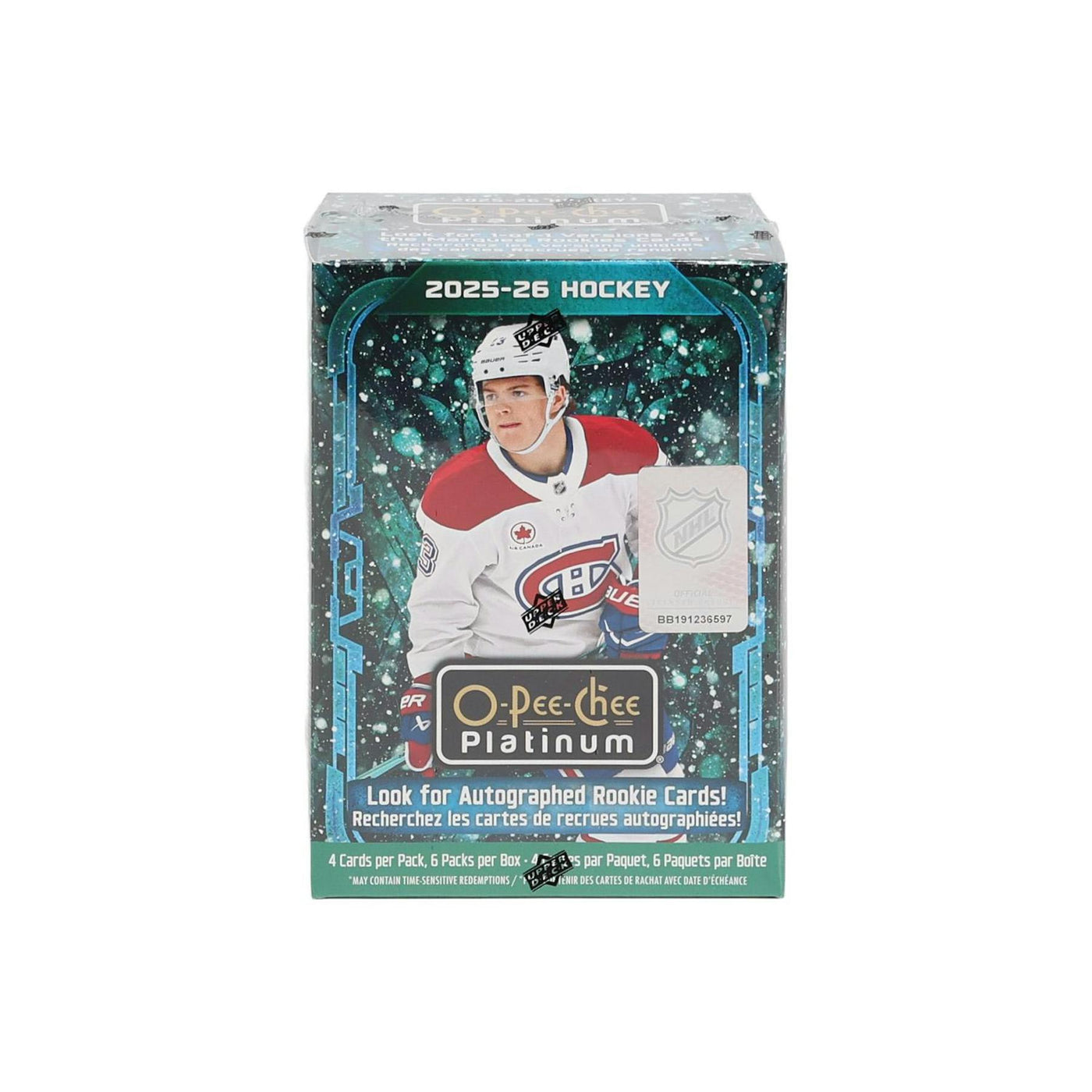 2025/26 Upper Deck O-Pee-Chee Platinum Hockey Blaster Box