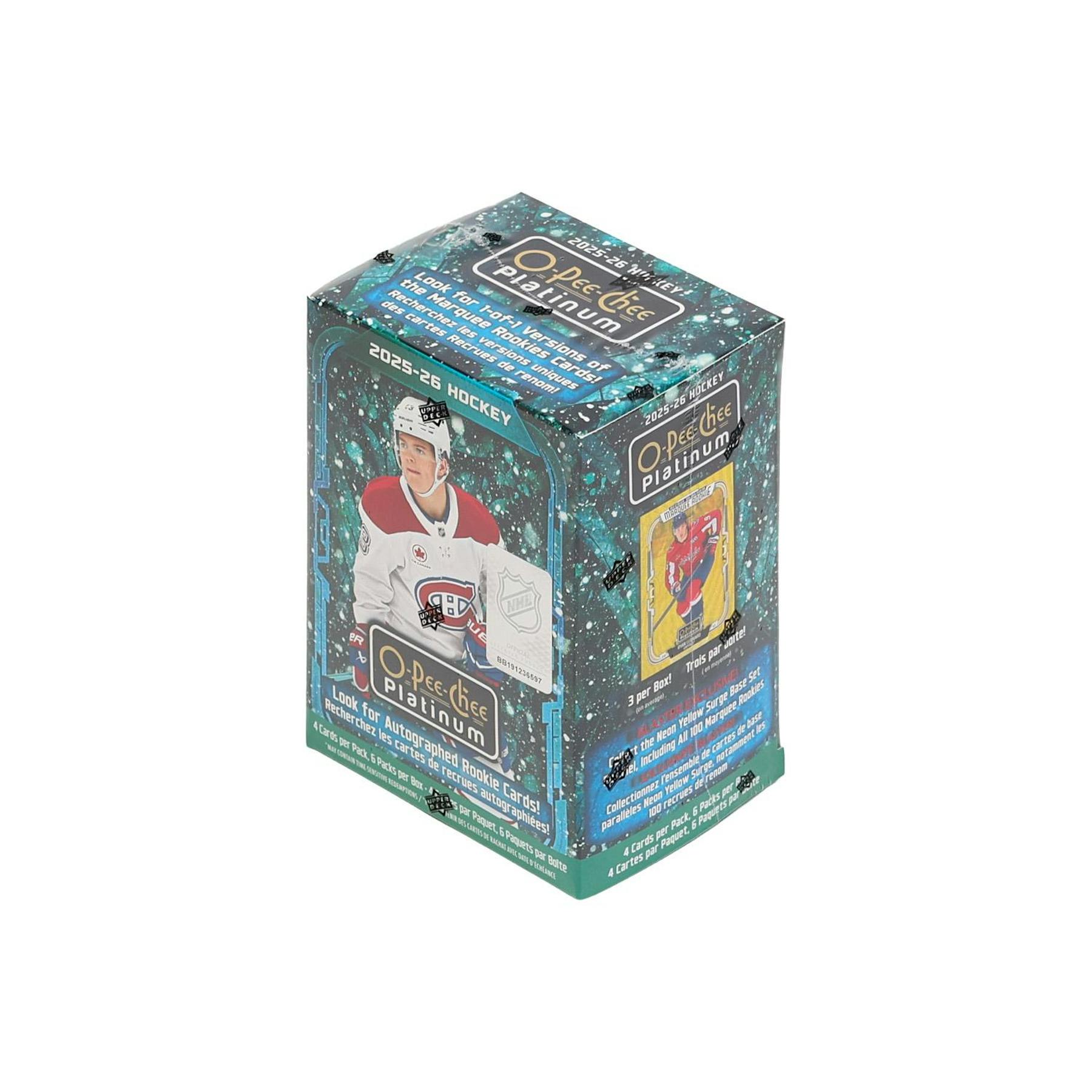 2025/26 Upper Deck O-Pee-Chee Platinum Hockey Blaster Box