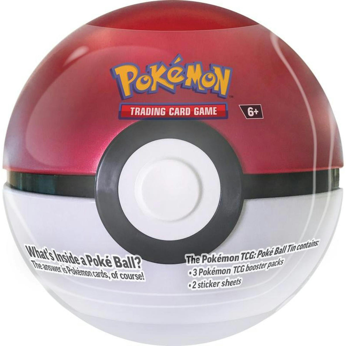 Pokemon Poke Ball 2025 6-Tin Case