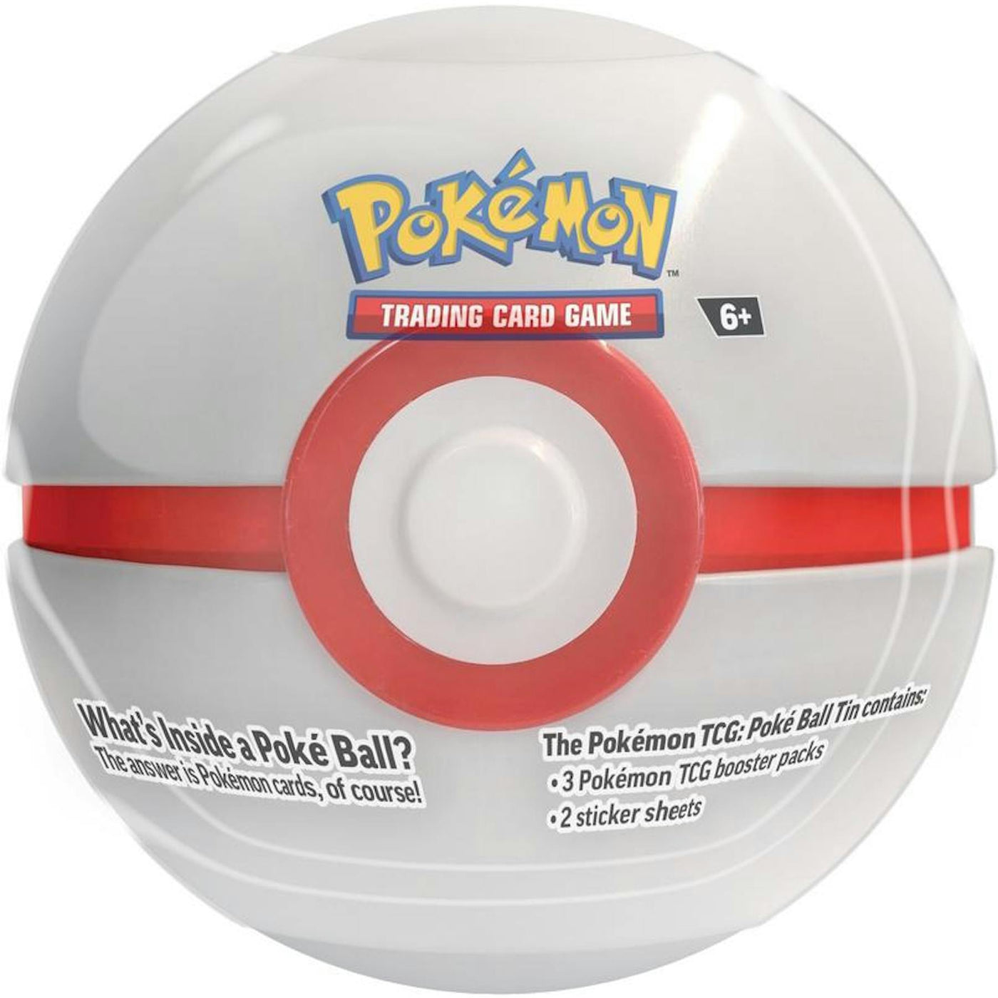 Pokemon Poke Ball 2025 6-Tin Case