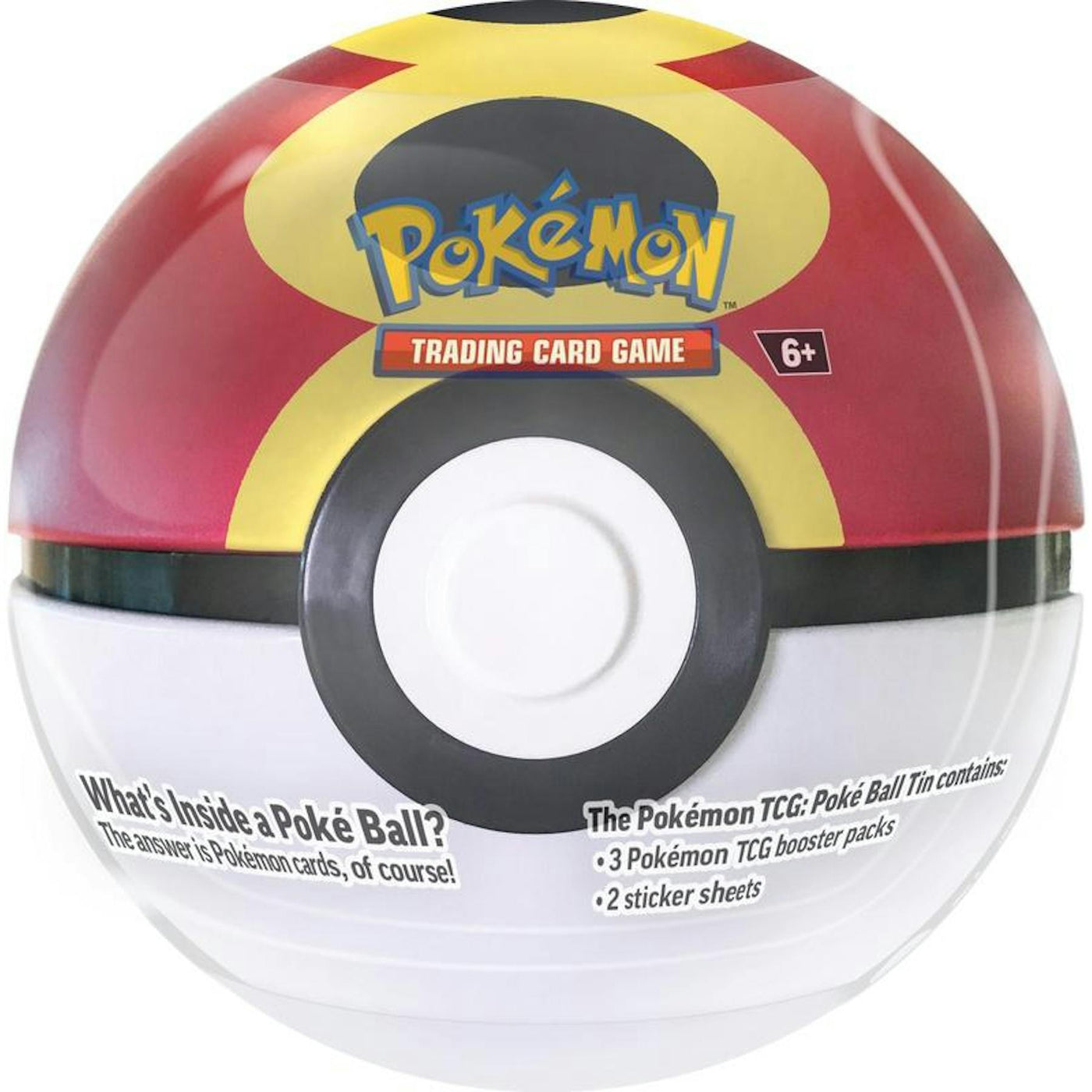 Pokemon Poke Ball 2025 6-Tin Case