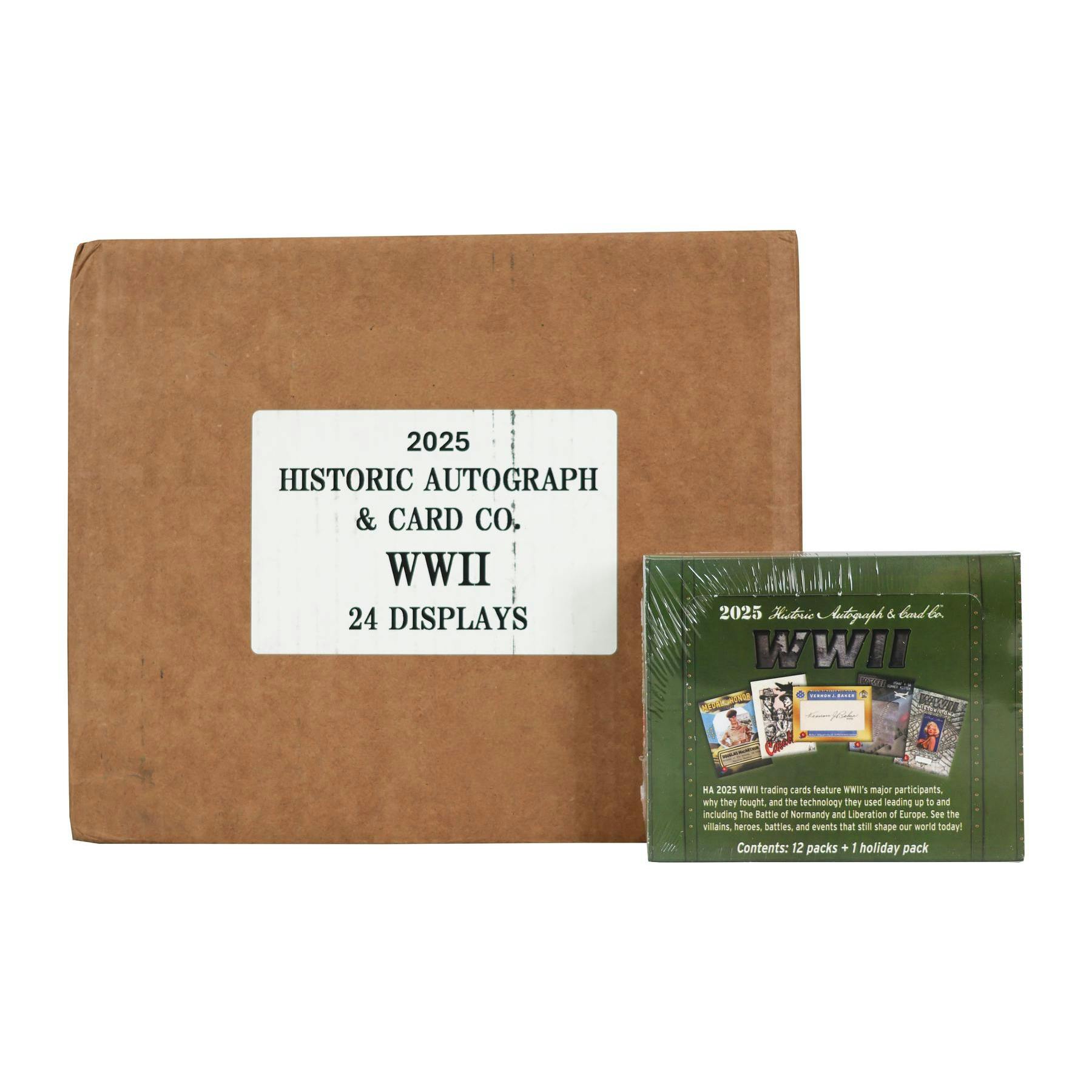 2025 Historic Autographs World War II Hobby 24-Box Case
