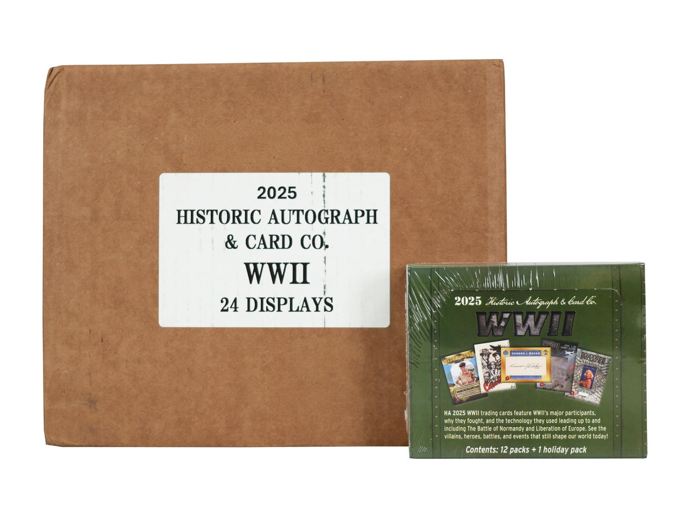 2025 Historic Autographs World War II Hobby 24-Box Case
