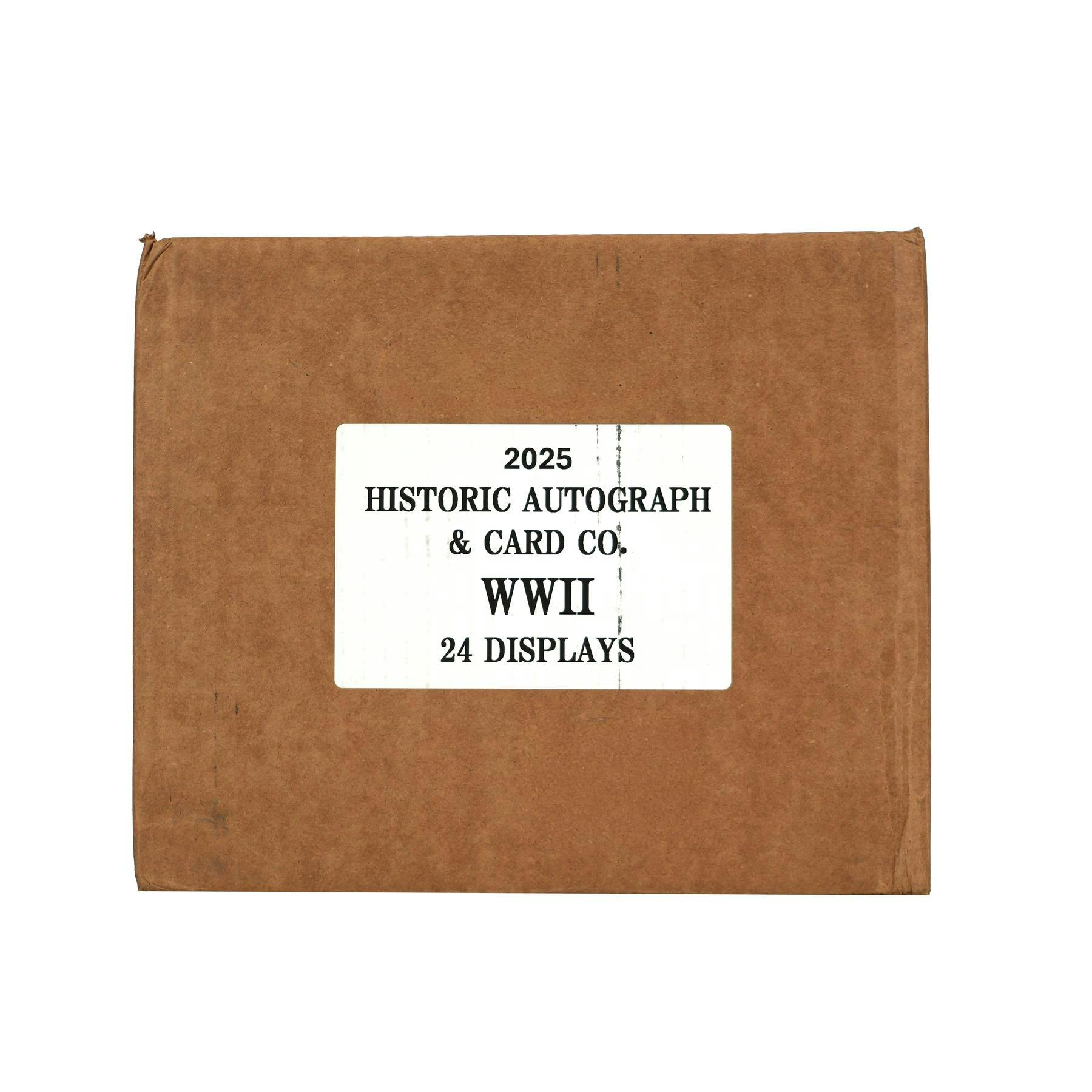 2025 Historic Autographs World War II Hobby 24-Box Case
