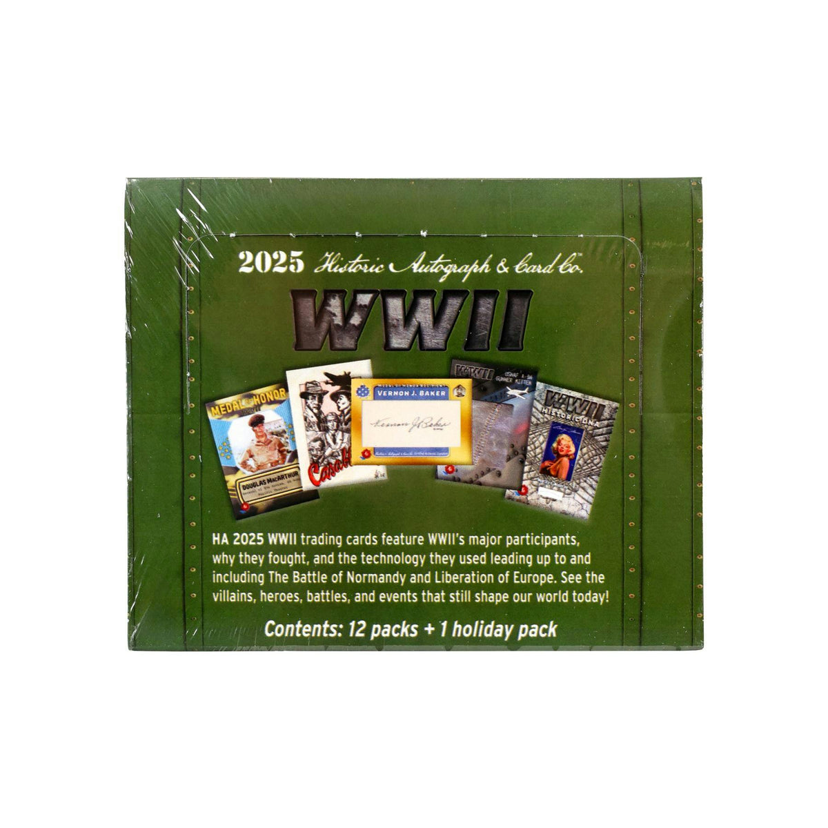2025 Historic Autographs World War II Hobby 24-Box Case