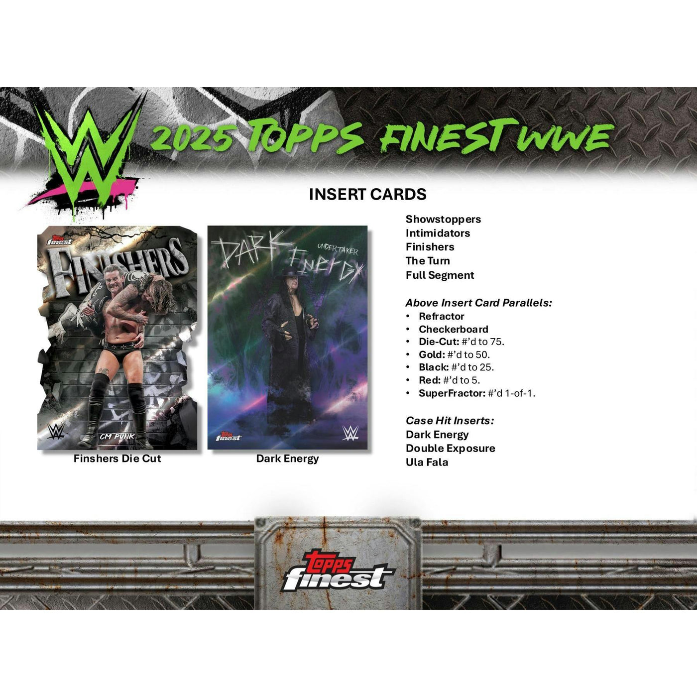 2025 Topps Finest WWE Hobby 8-Box Case