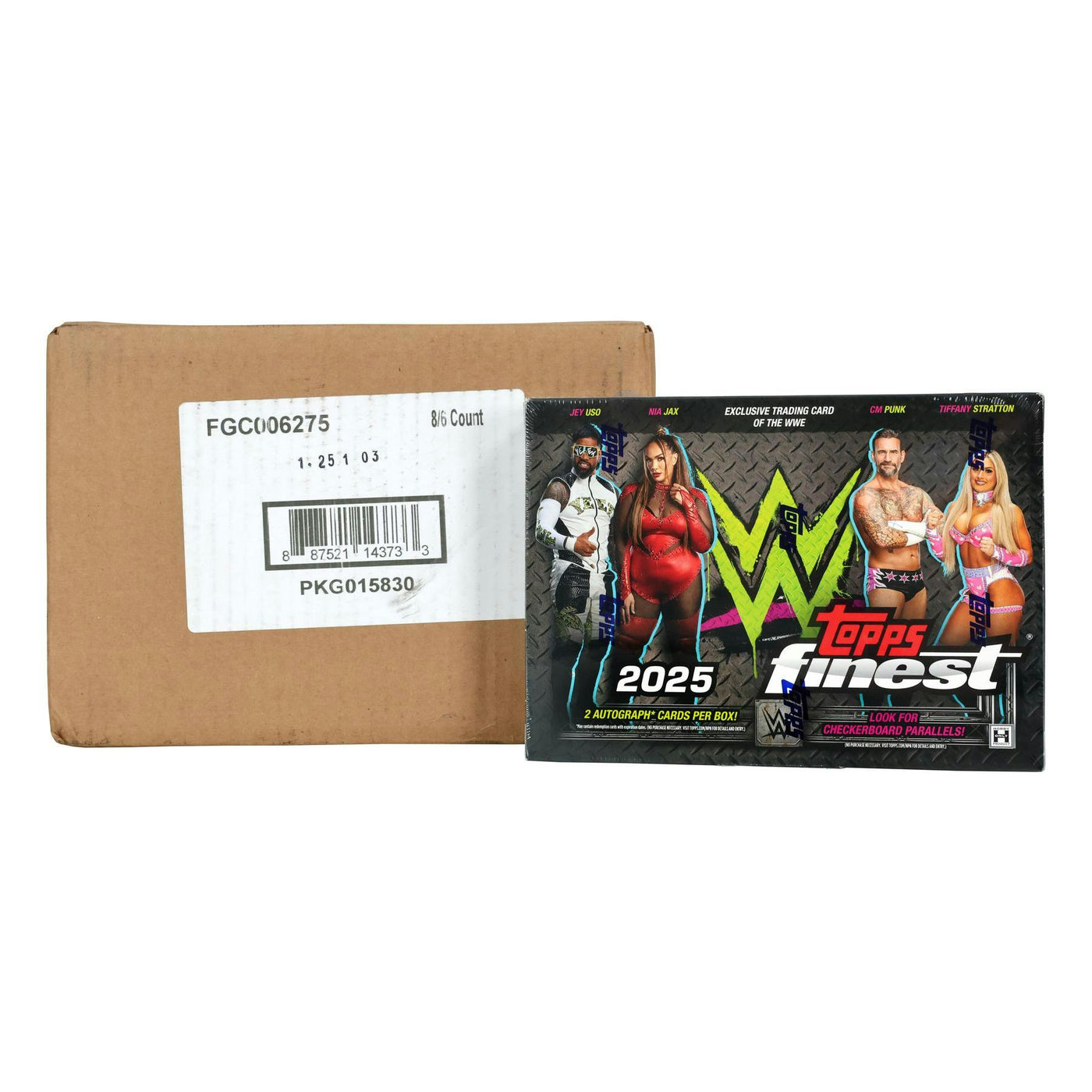 2025 Topps Finest WWE Hobby 8-Box Case