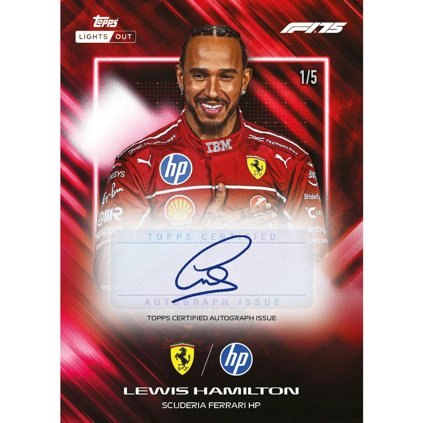 2025 Topps Lights Out Formula 1 F1 Box