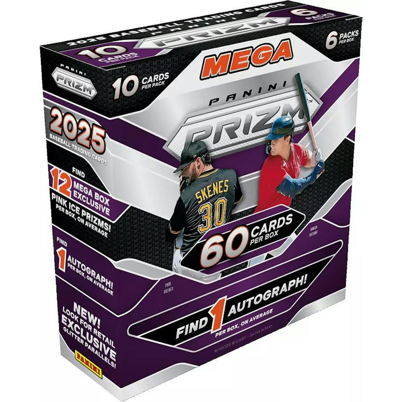 2025 Panini Prizm Baseball Mega 20-Box Case (Pink Ice Prizms)