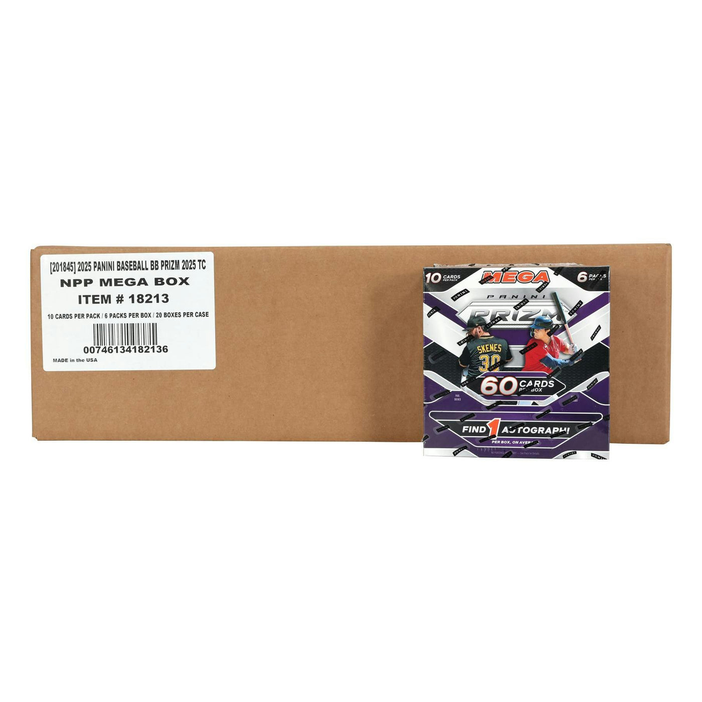 2025 Panini Prizm Baseball Mega 20-Box Case (Pink Ice Prizms)