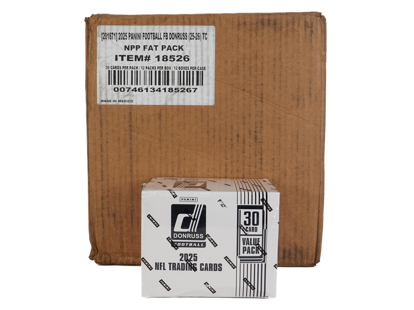 2025 Panini Donruss Football Jumbo Value 12-Box Case