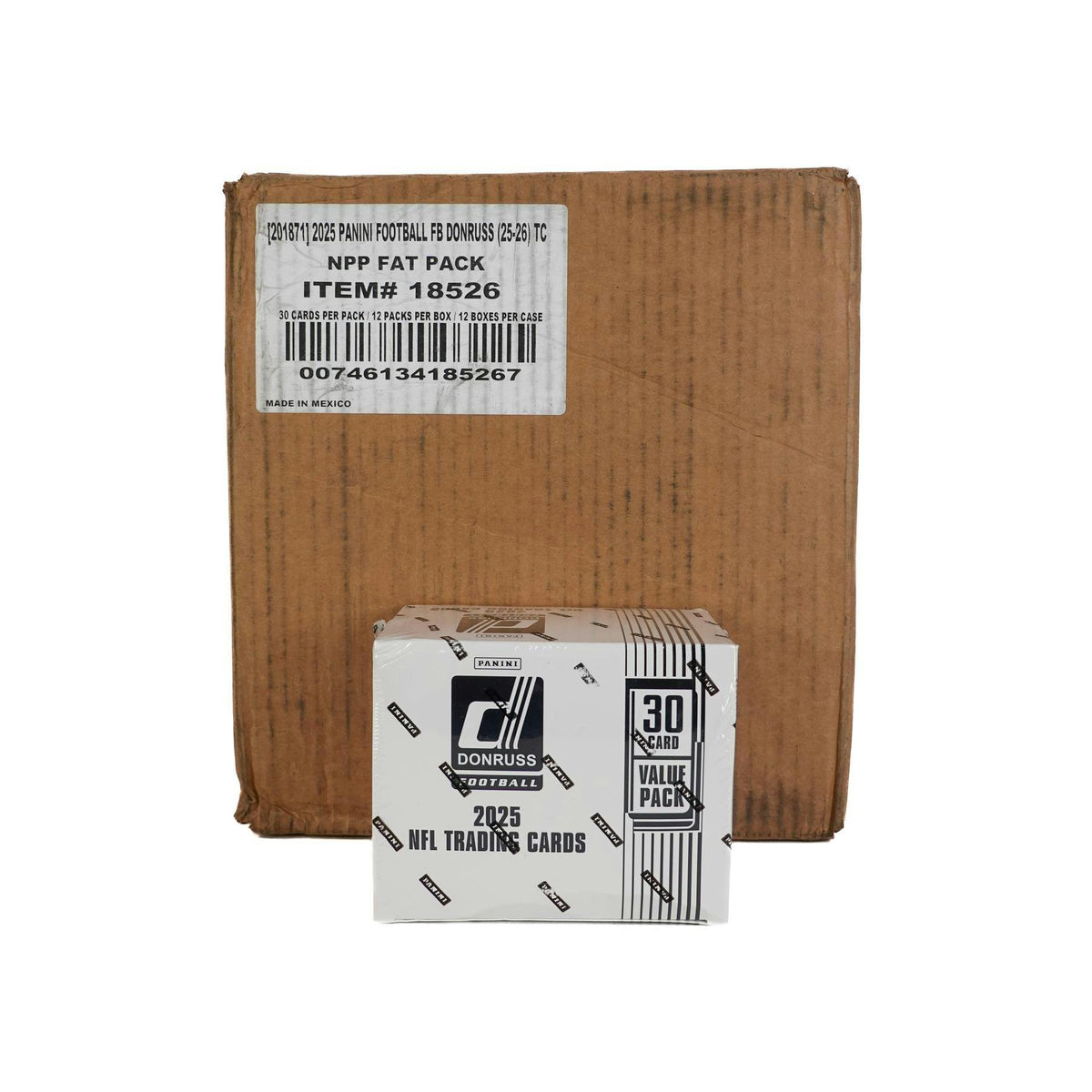 2025 Panini Donruss Football Jumbo Value 12-Box Case