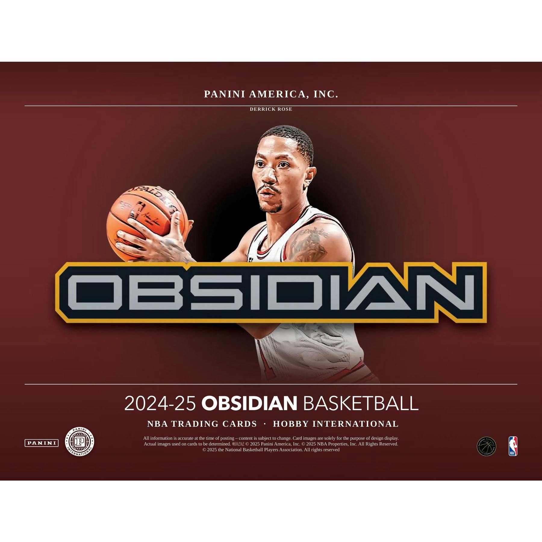 2024/25 Panini Obsidian Basketball International Hobby Box