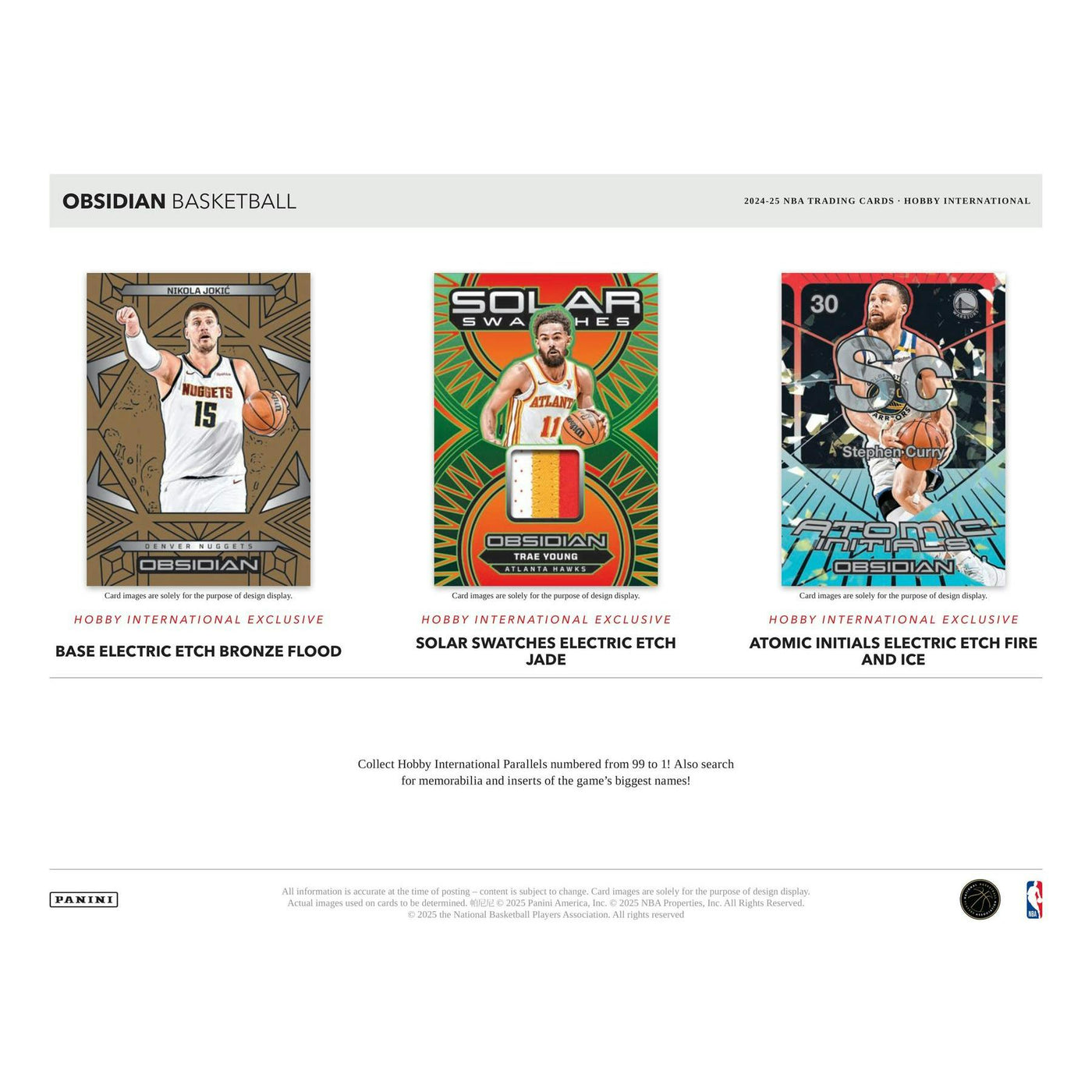 2024/25 Panini Obsidian Basketball International Hobby Box
