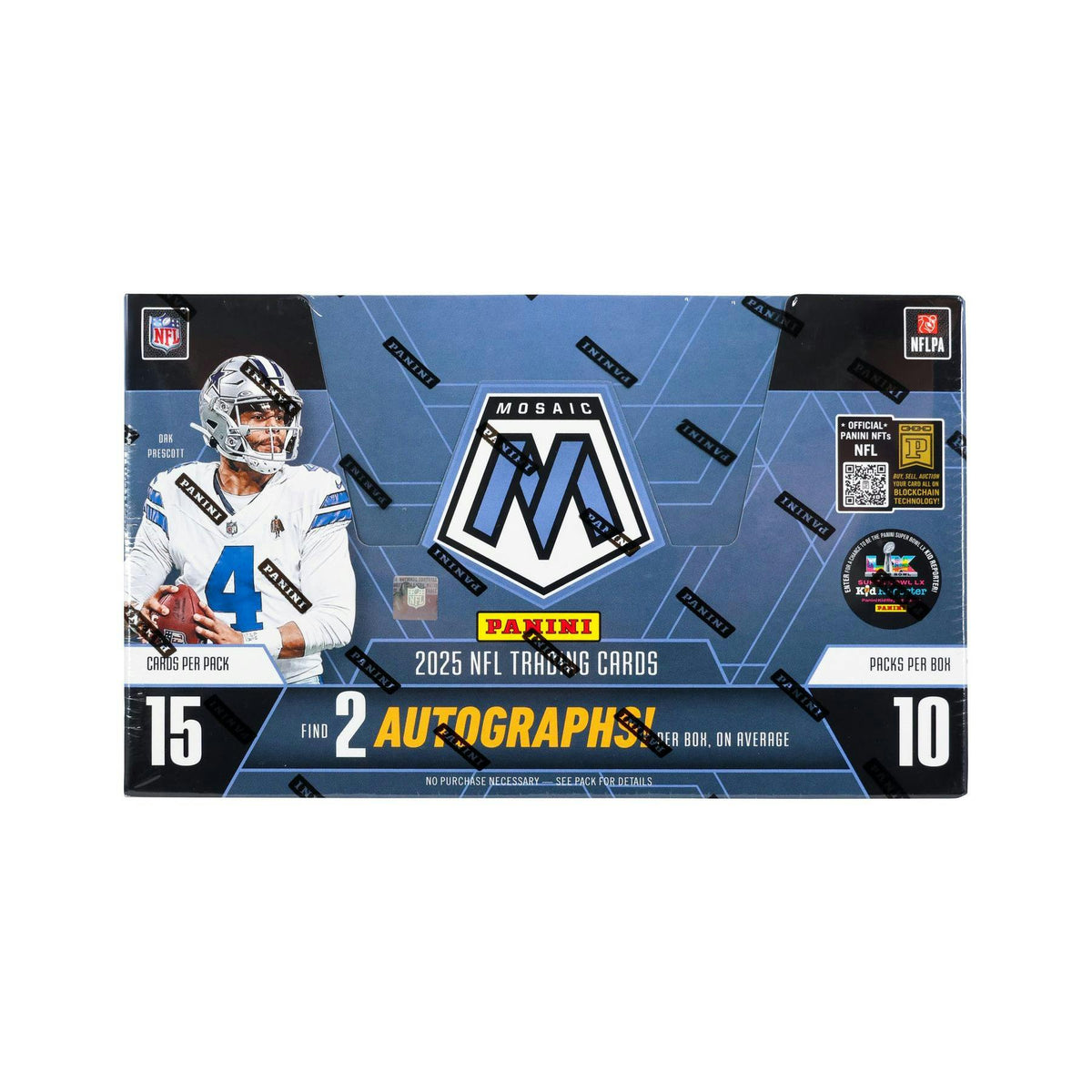 2025 Panini Mosaic Football Hobby 12-Box Case