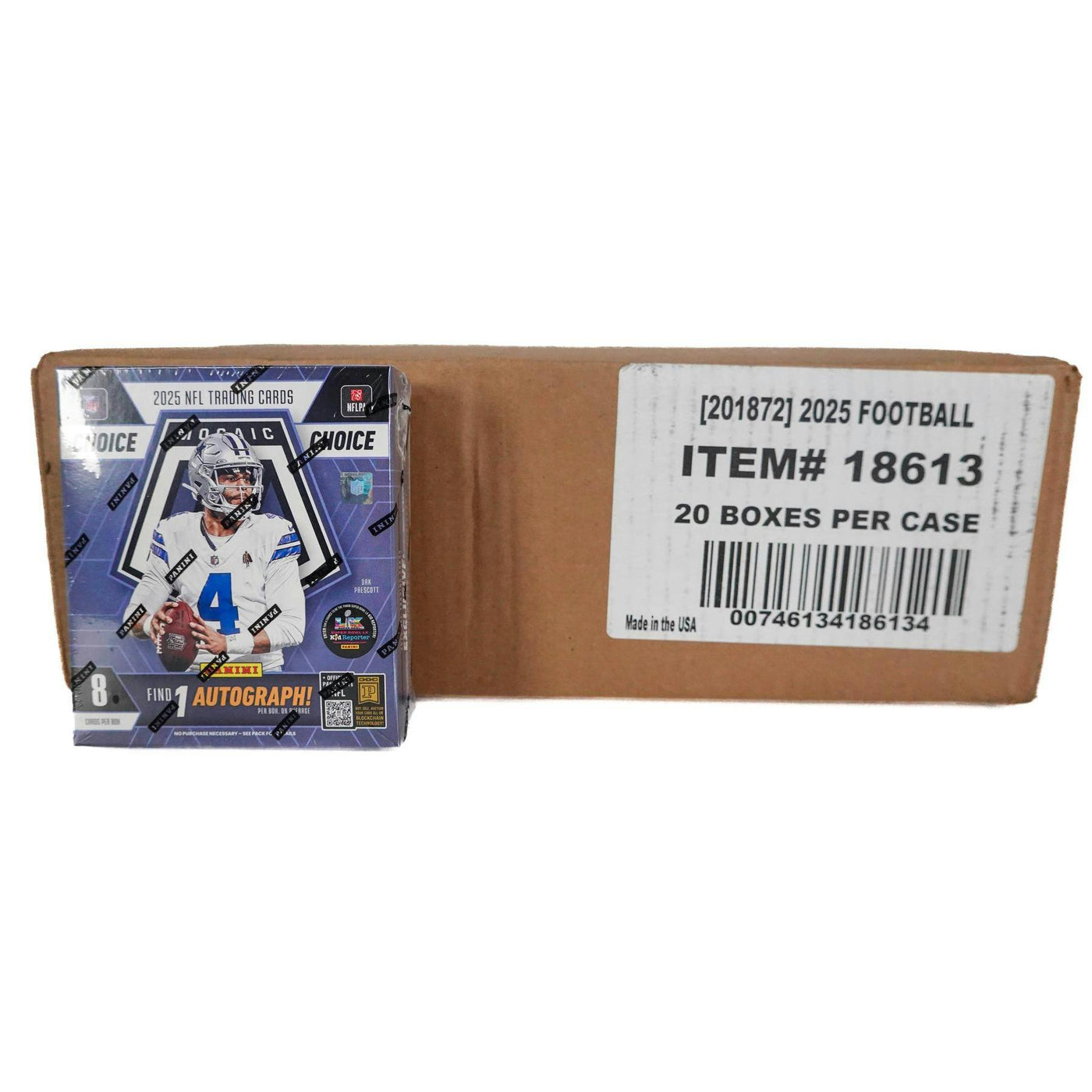 2025 Panini Mosaic Football Choice 20-Box Case