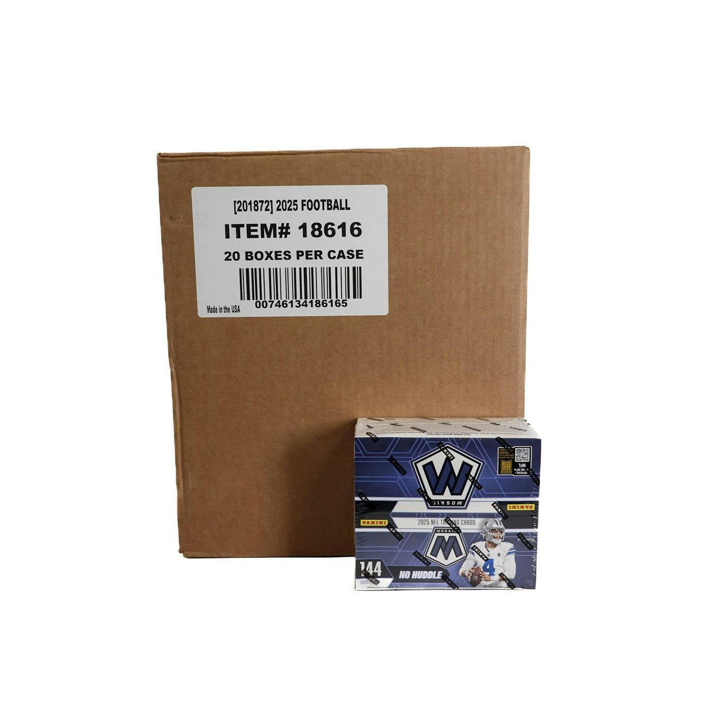 2025 Panini Mosaic Football No Huddle 20-Box Case